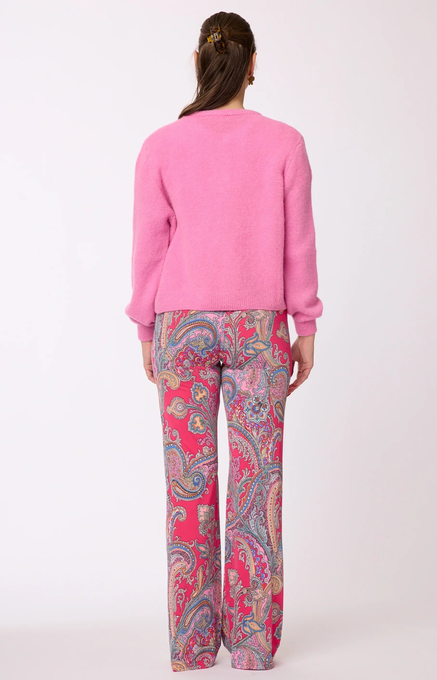 Stoffhose mit Muster von dem Hamburger Modelabel stegmann mode