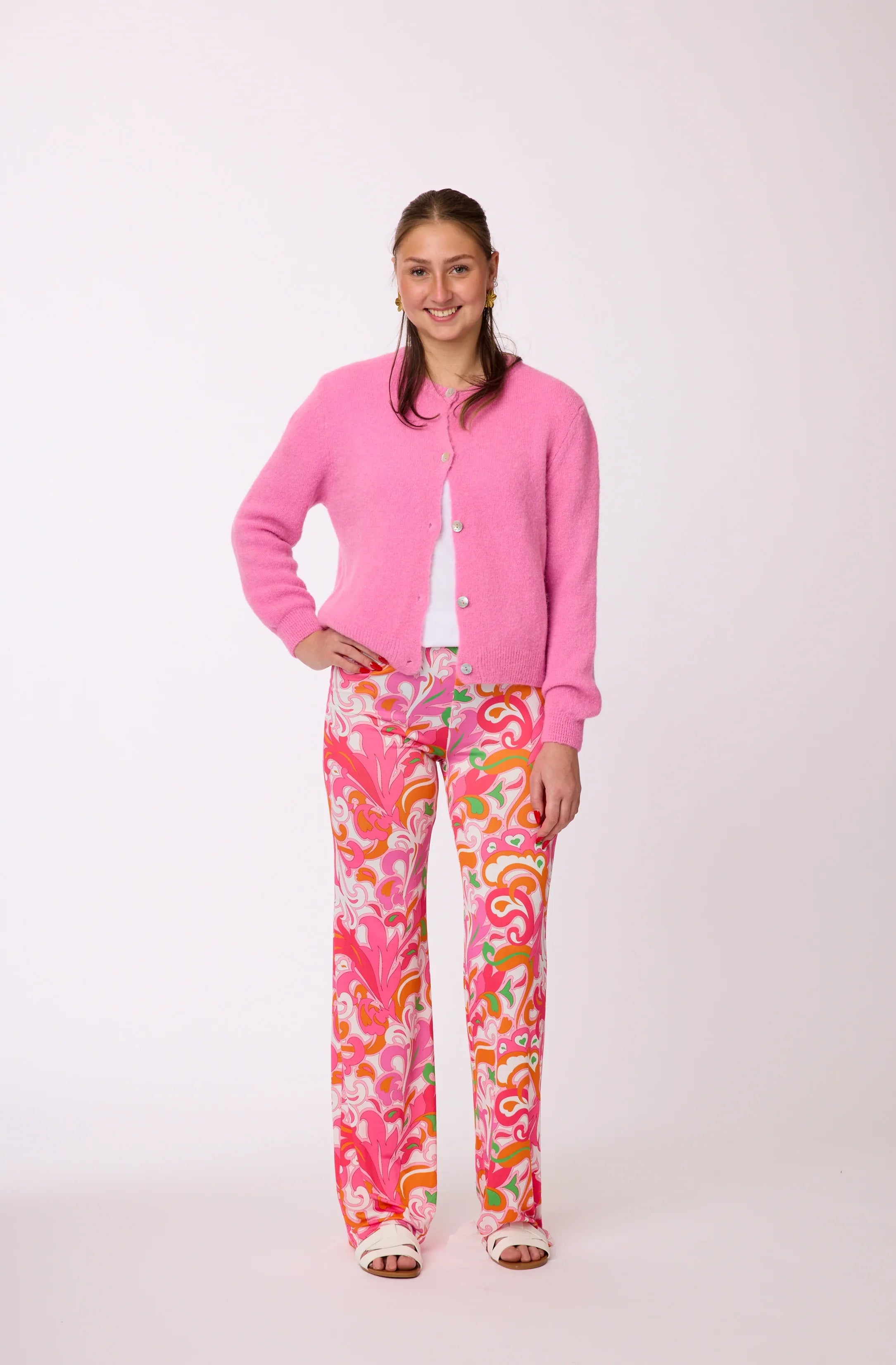 Stoffhose mit Muster von dem Hamburger Modelabel stegmann mode