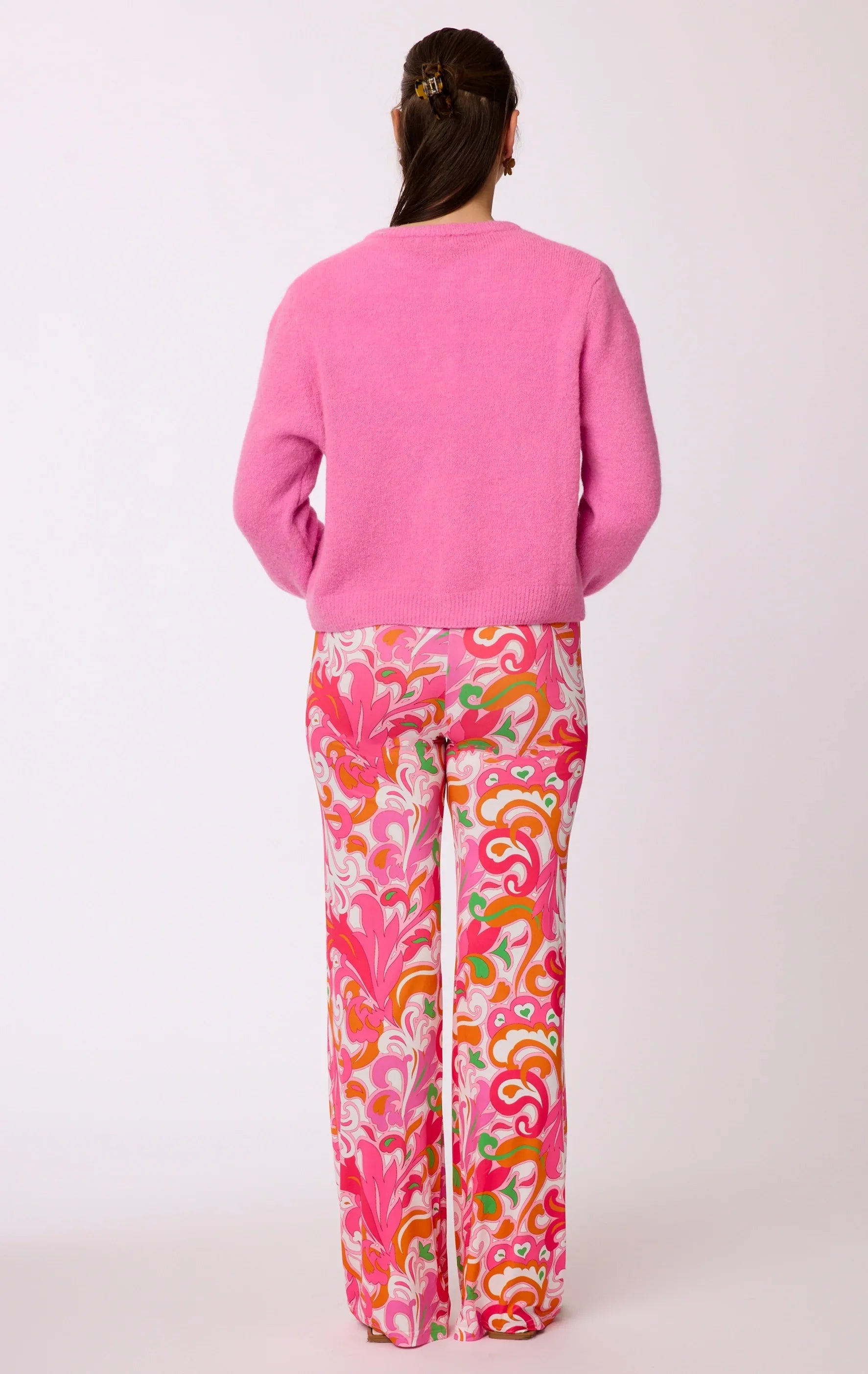 Stoffhose mit Muster von dem Hamburger Modelabel stegmann mode