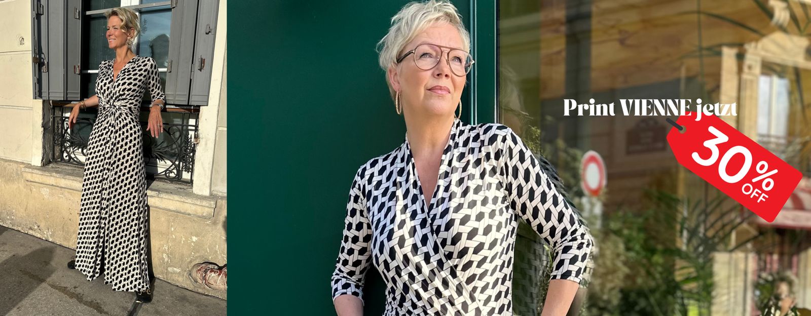 Stage vom Hamburger Modelabel stegmann mode Reduzierung Print Vienne