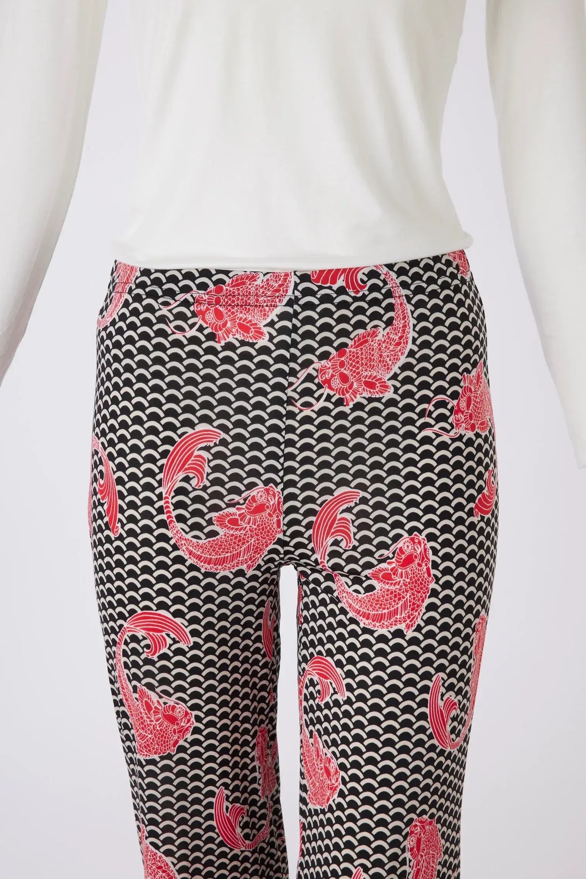 Stoffhose mit Muster von dem Hamburger Modelabel stegmann mode