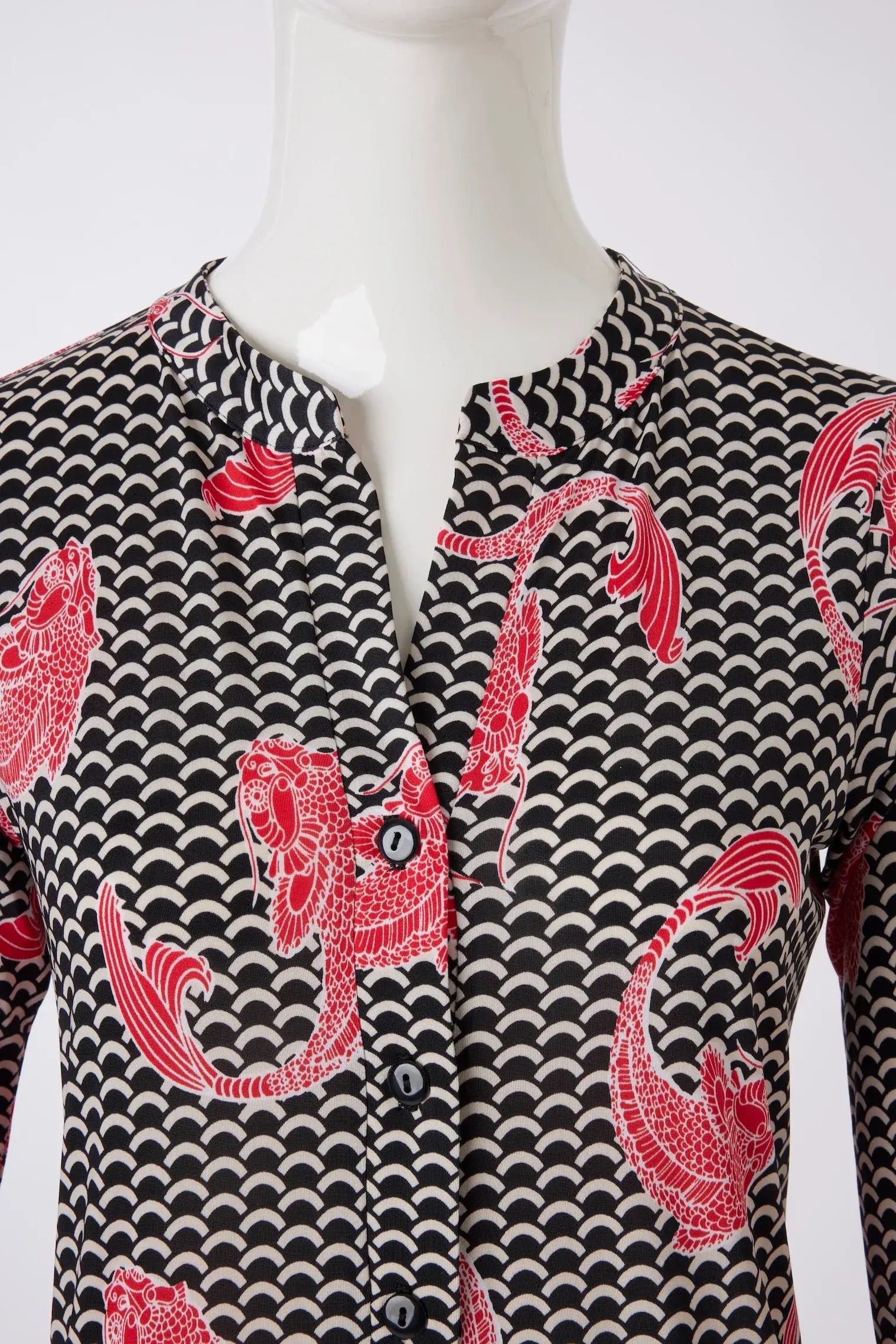 Kleid mit Muster von dem Hamburger Modelabel stegmann mode