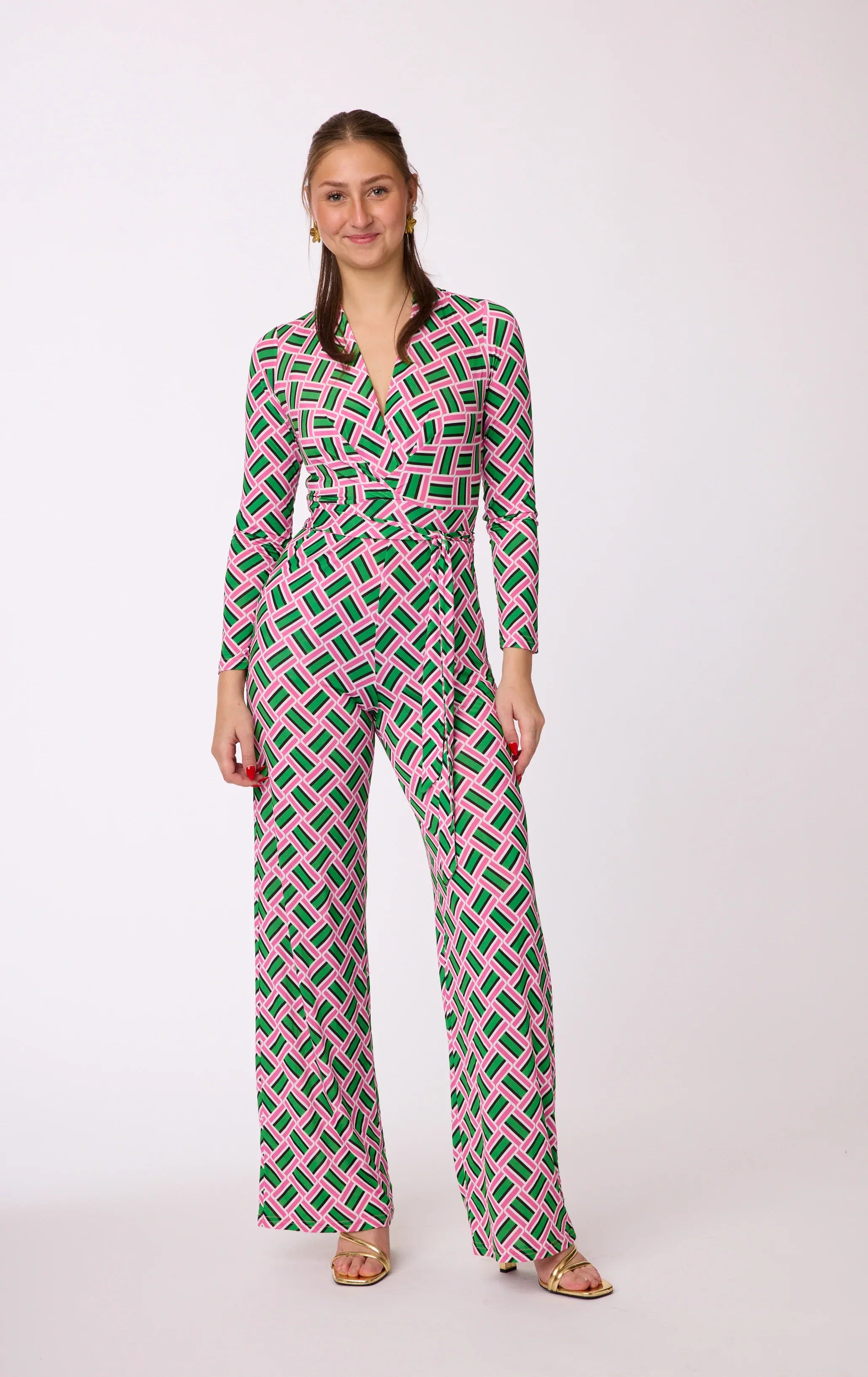 Jumpsuit mit Muster von dem Hamburger Modelabel stegmann mode