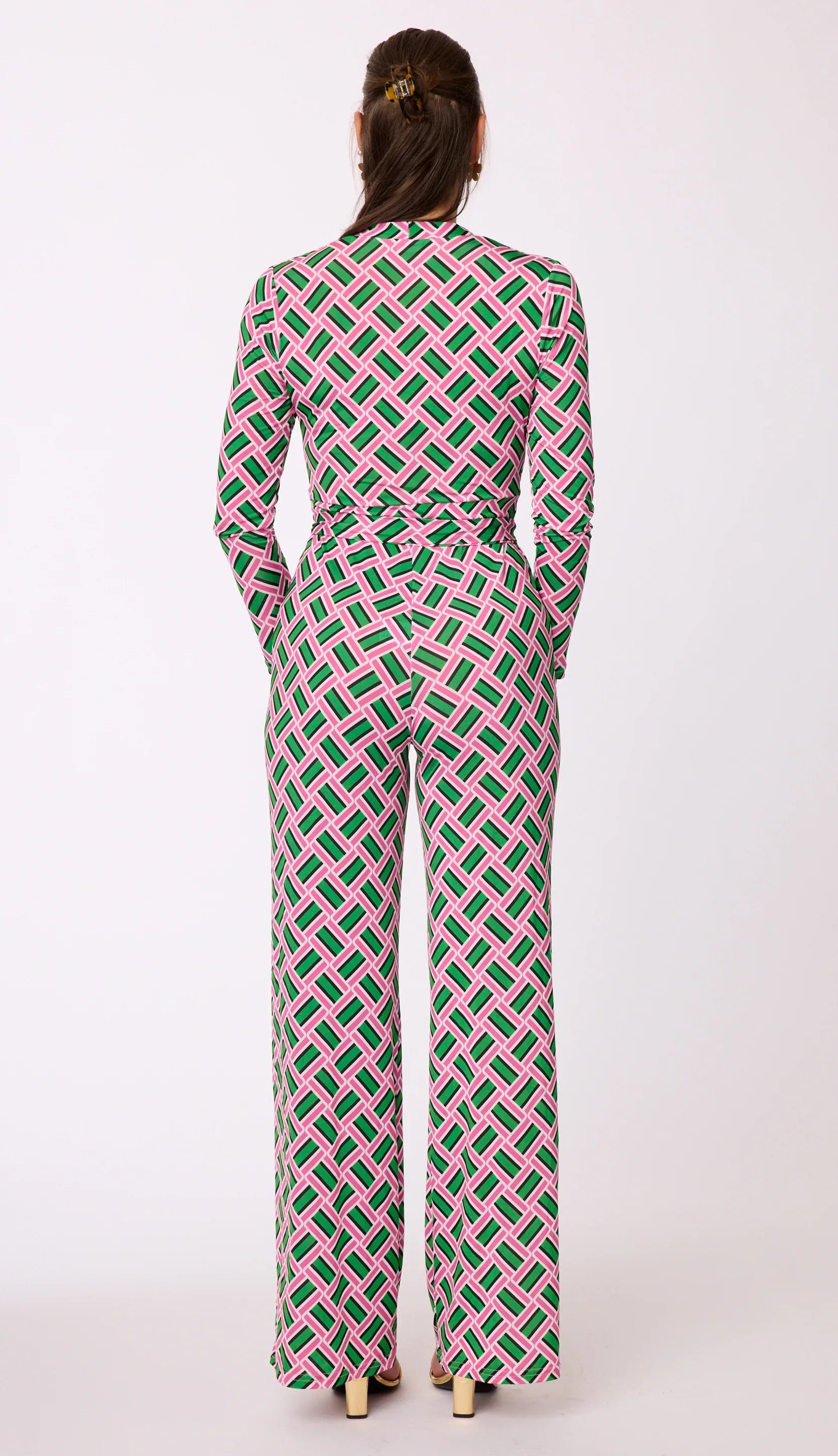 Jumpsuit mit Muster von dem Hamburger Modelabel stegmann mode