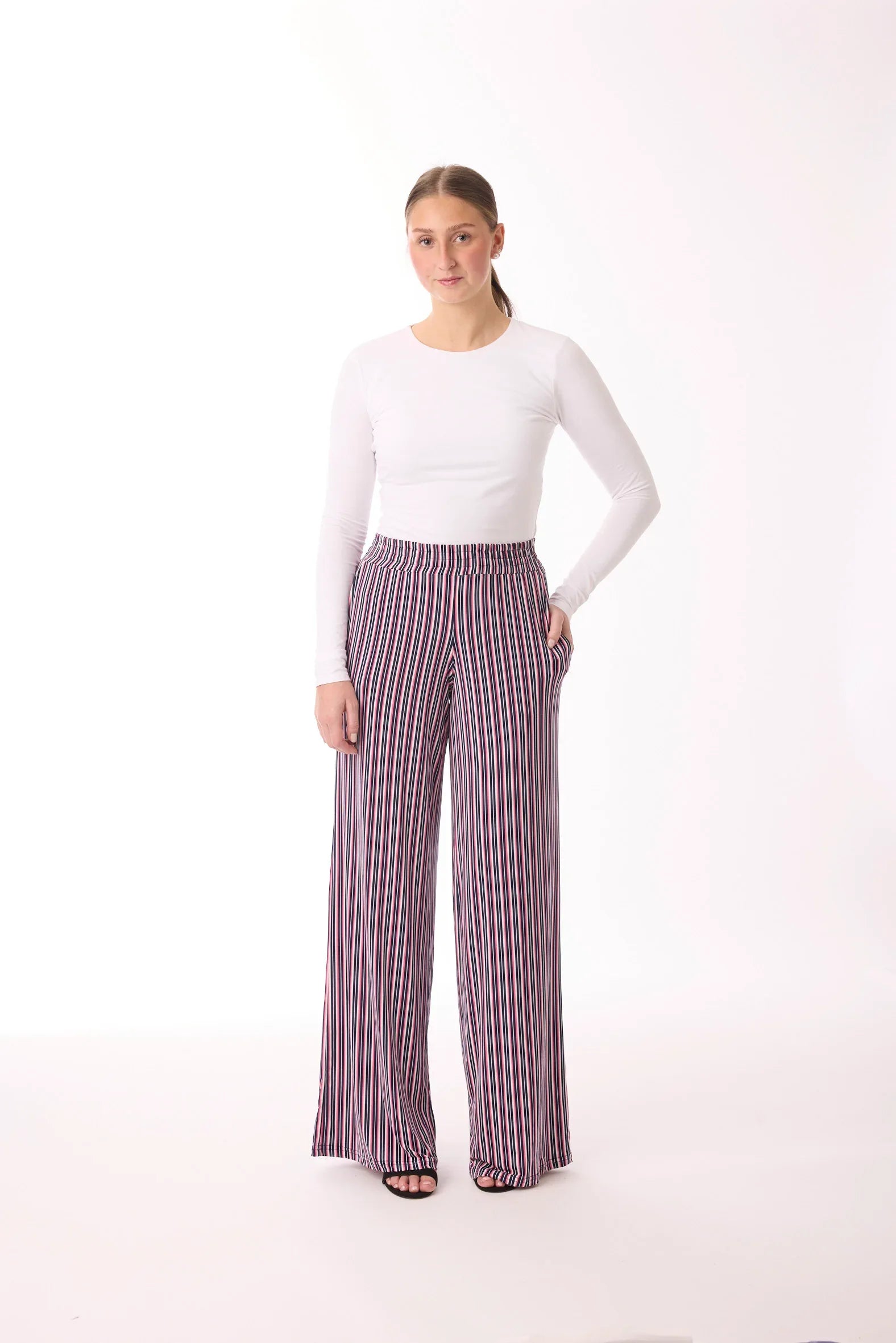 Marlene Hose mit Muster von dem Hamburger Modelabel stegmann mode