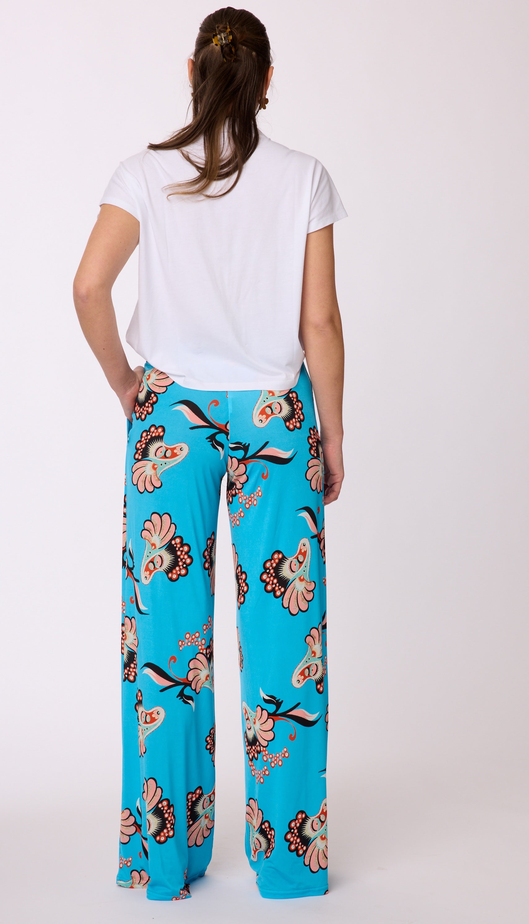 Marlene Hose mit Muster von dem Hamburger Modelabel stegmann mode