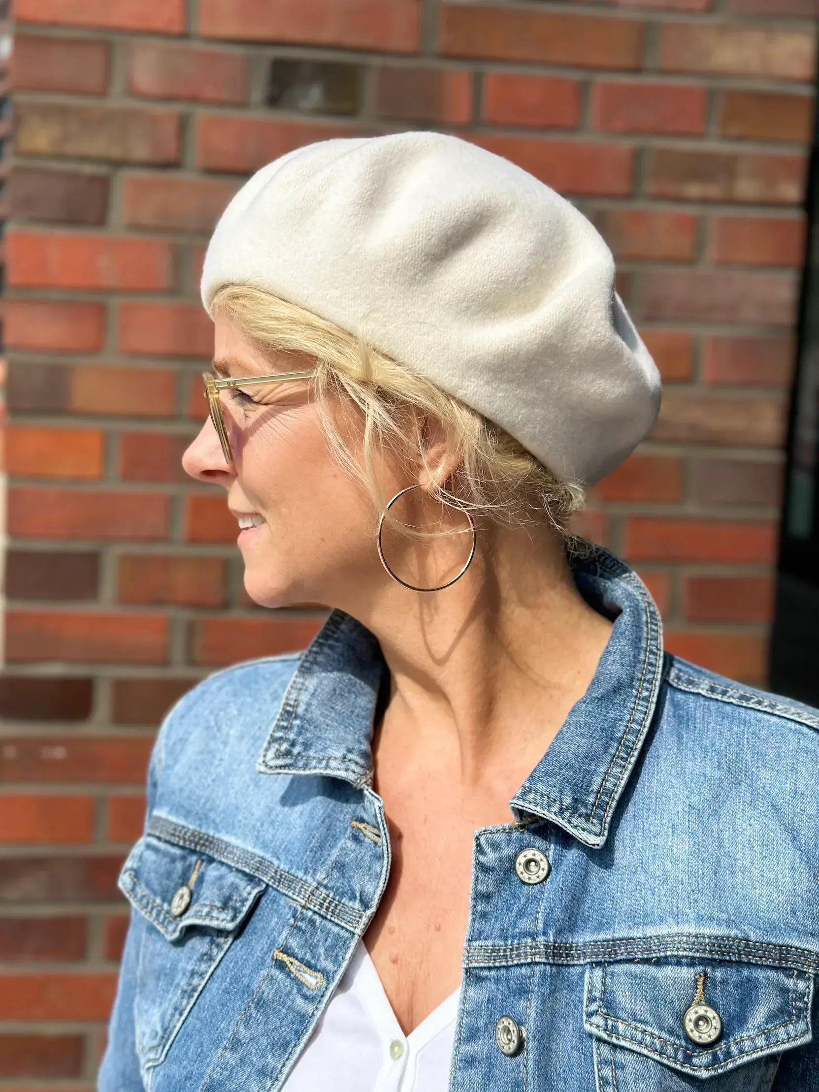 Baskenmütze aus Schurwolle von dem Hamburger Modelabel Stegmann Mode