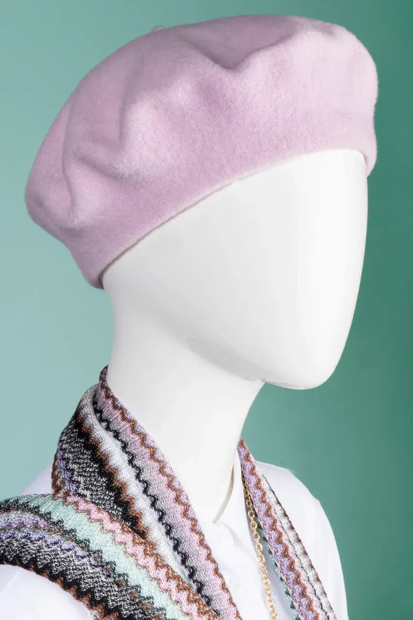 Baskenmütze aus Schurwolle von dem Hamburger Modelabel Stegmann Mode