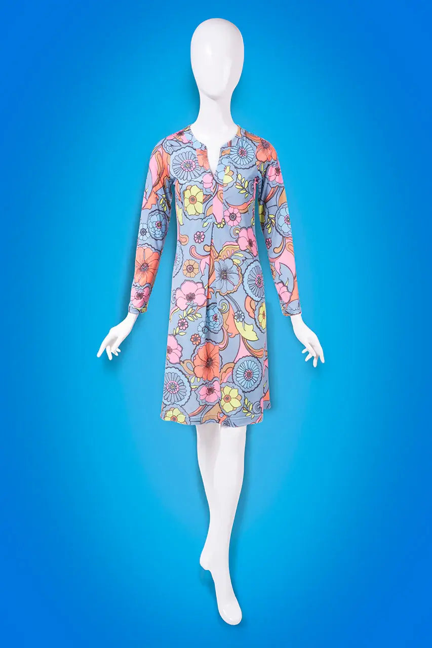 Kleid mit Muster von dem Hamburger Modelabel stegmann mode