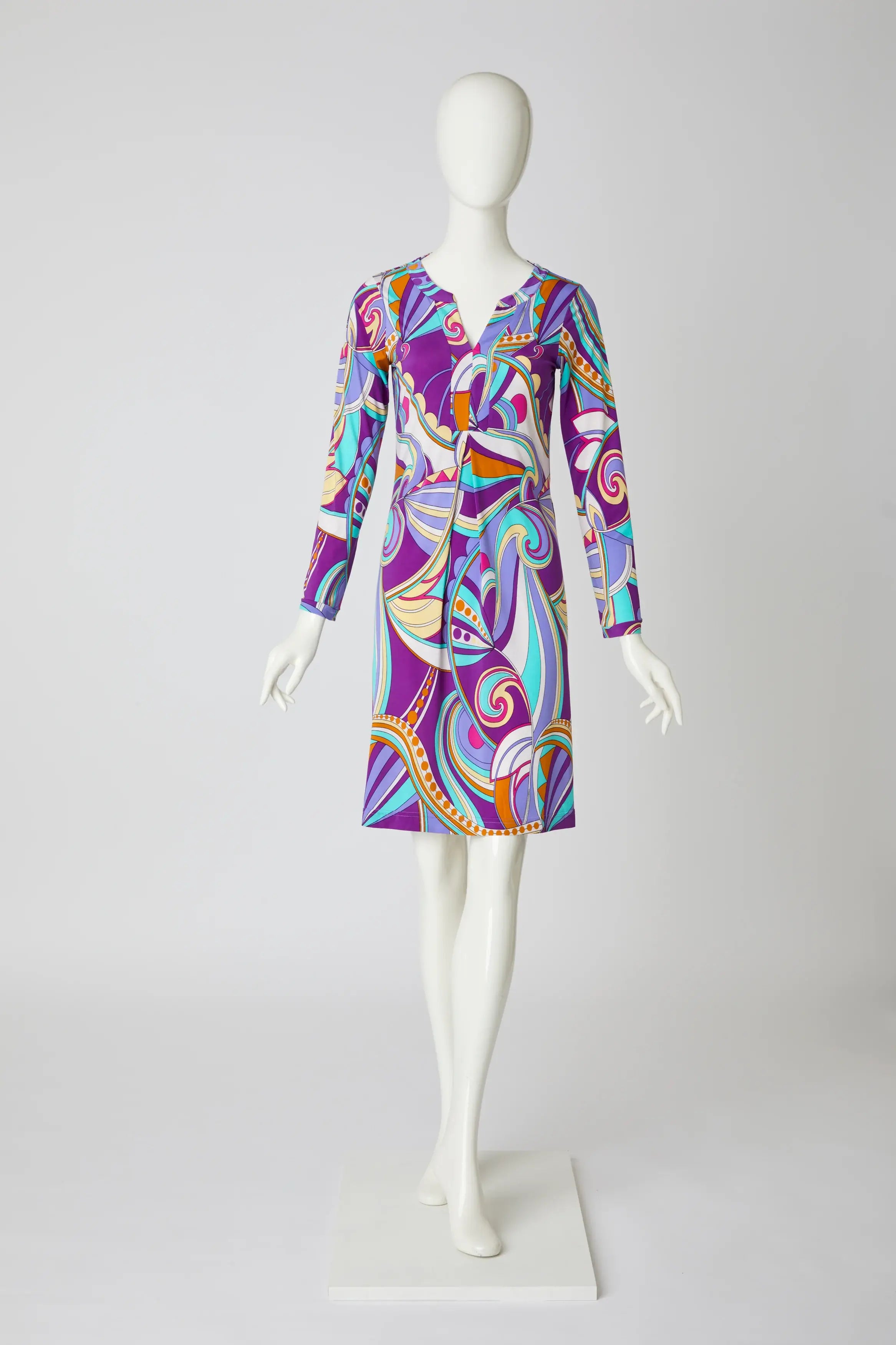 Kleid mit Muster von dem Hamburger Modelabel stegmann mode