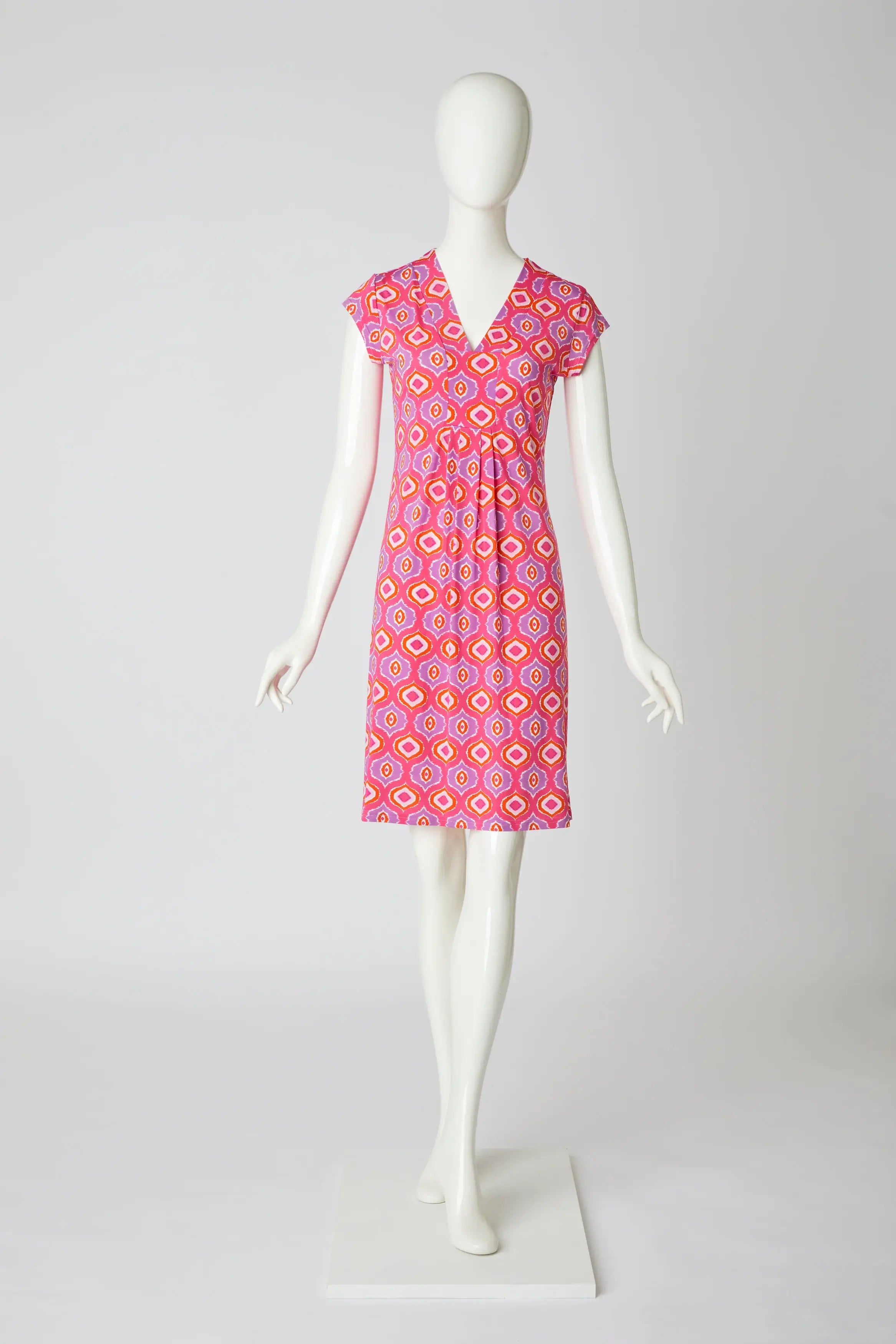 Kleid mit Muster von dem Hamburger Modelabel stegmann mode