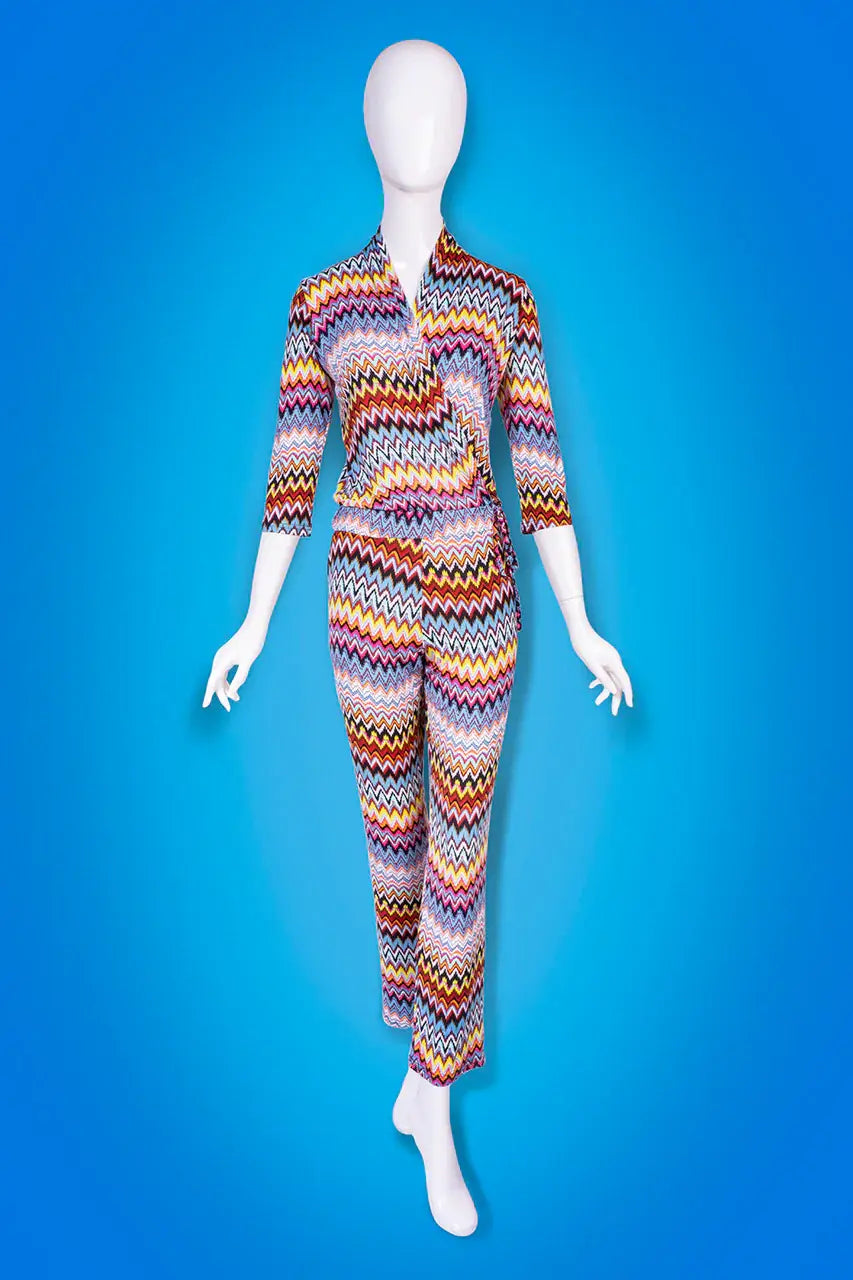 Jumpsuit mit Muster von dem Hamburger Modelabel stegmann mode