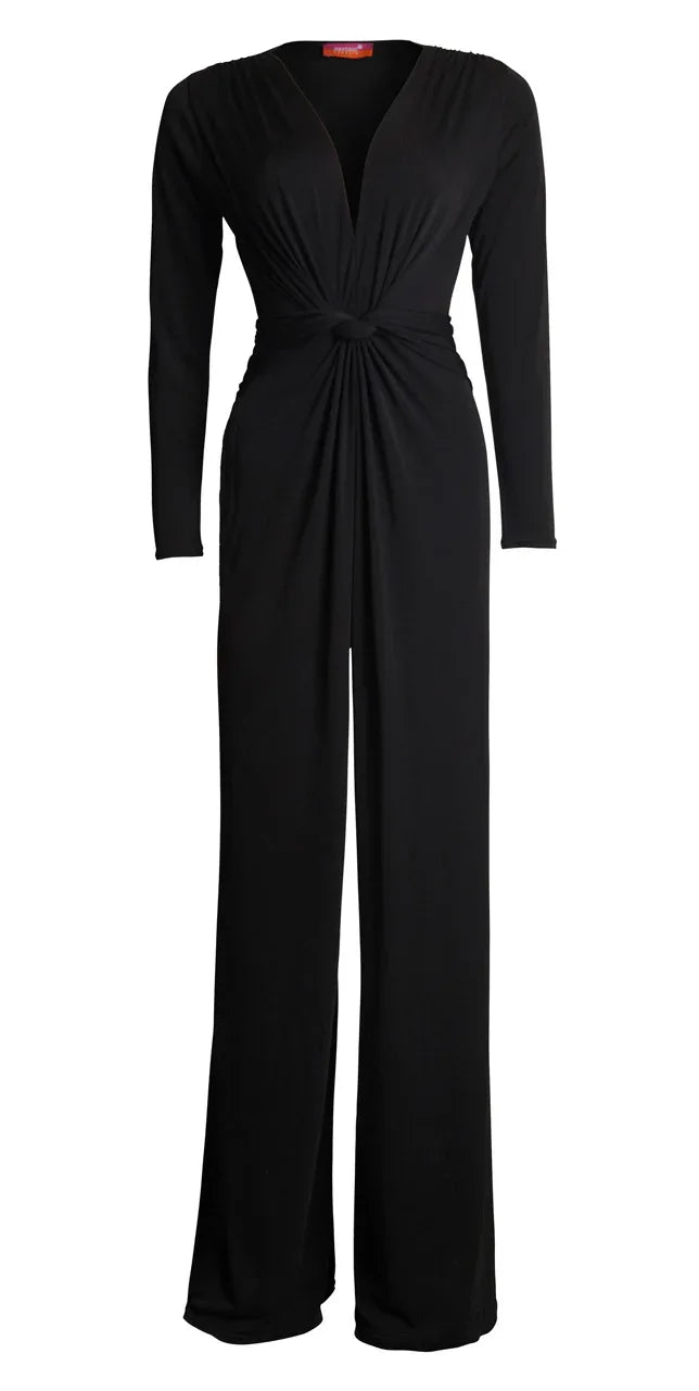 Jumpsuit Schwarz von dem Hamburger Modelabel stegmann mode