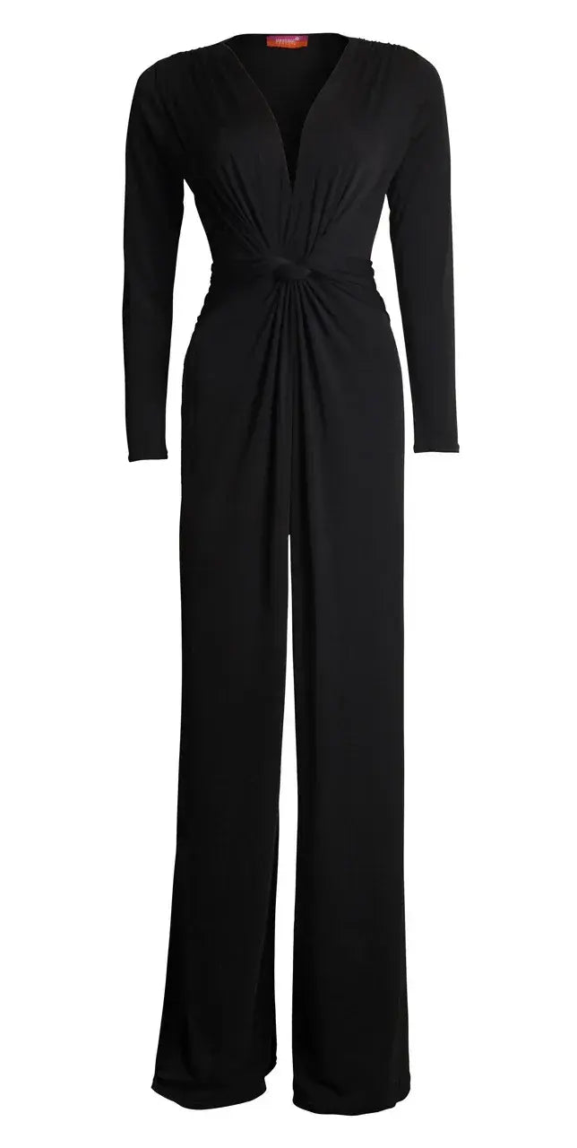 Jumpsuit Schwarz von dem Hamburger Modelabel stegmann mode