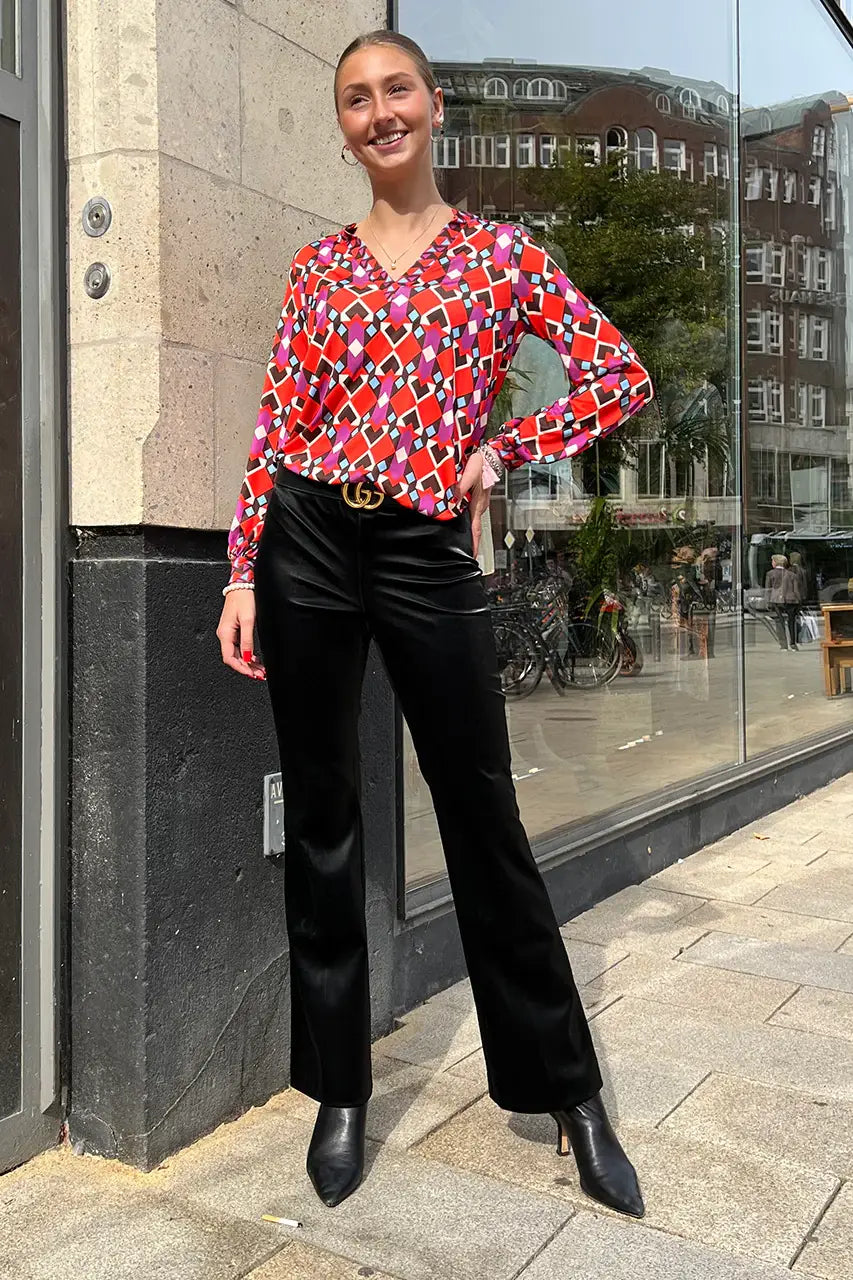 Tunika mit Muster von dem Hamburger Modelabel stegmann mode