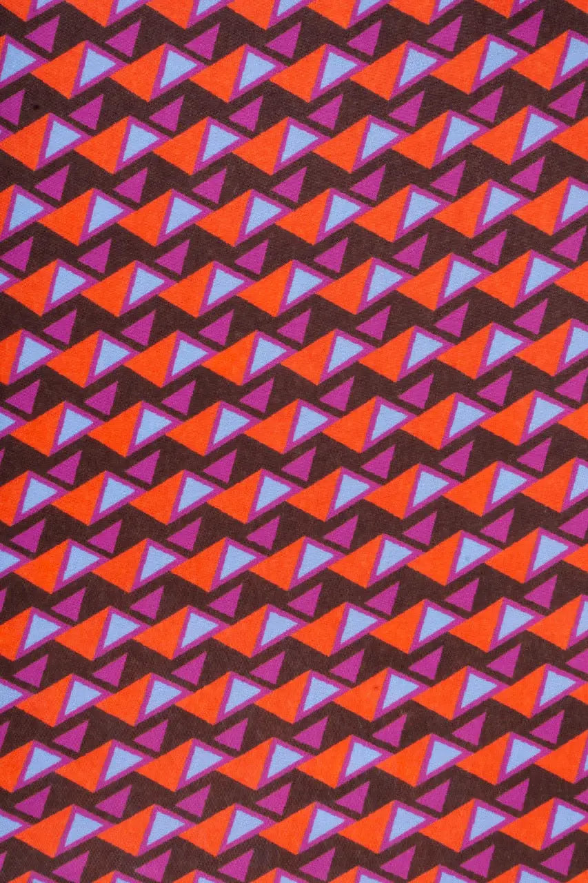 Kleid mit Knopfleiste und Muster von dem Hamburger Modelabel stegmann mode