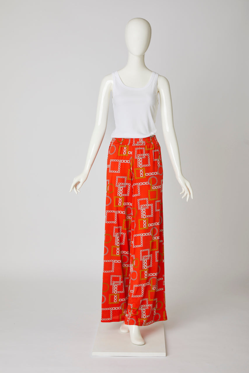Hose Modell Twin Chaine Orange