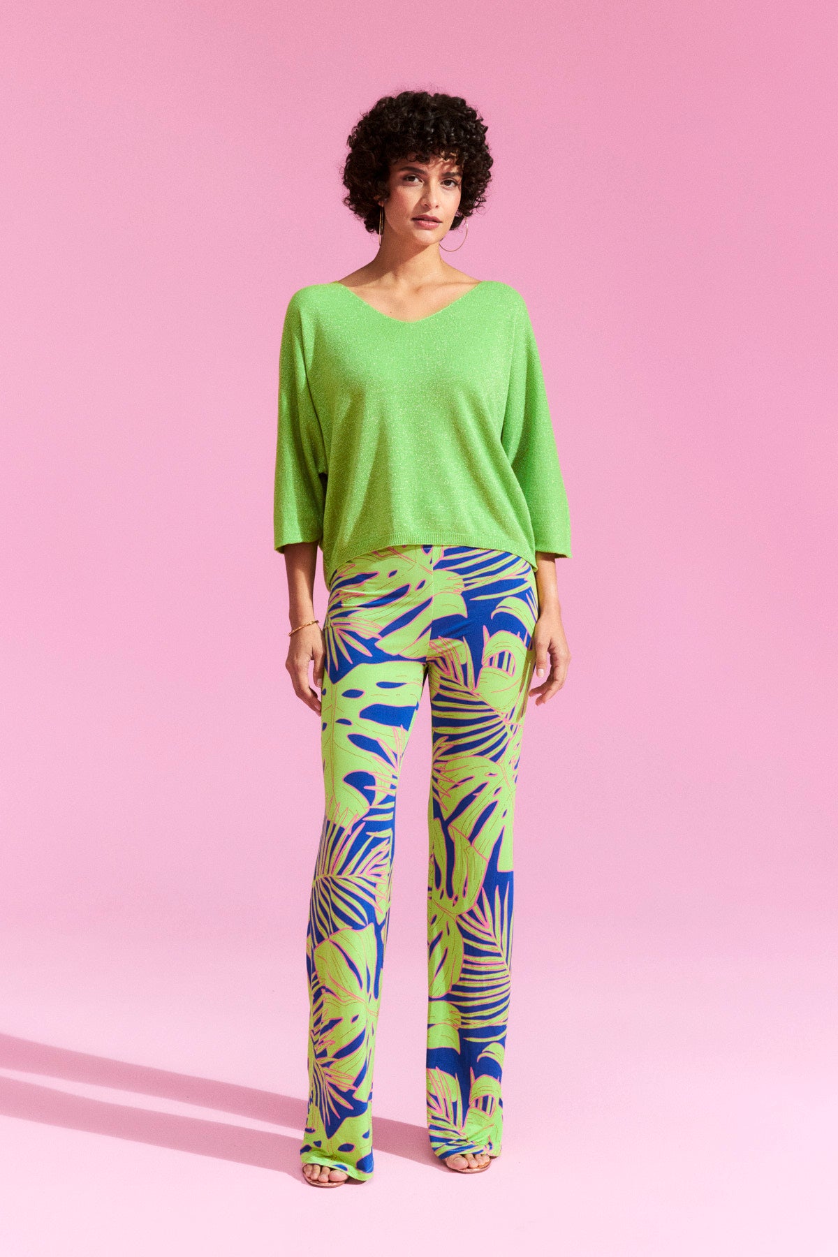 Stoffhose mit Muster von dem Hamburger Modelabel stegmann mode