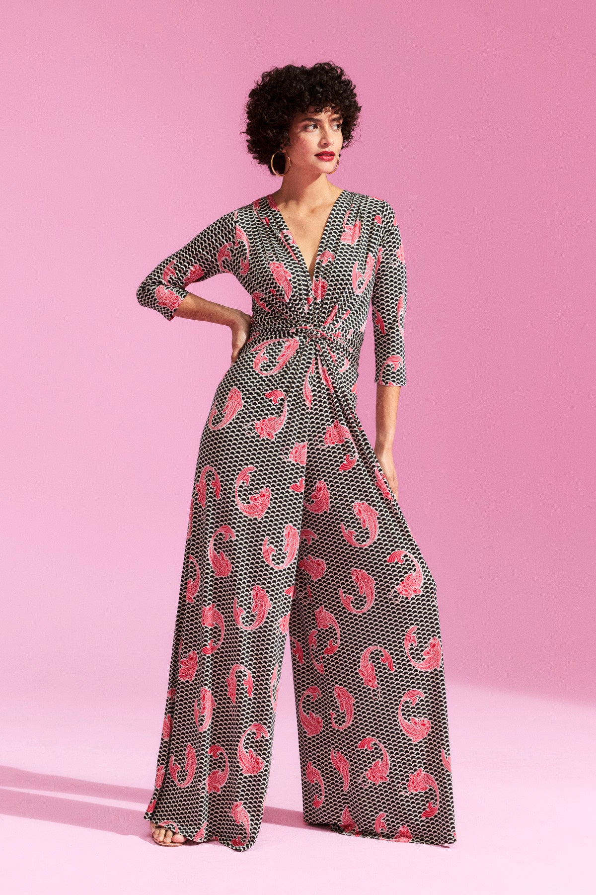 Jumpsuit mit Muster von dem Hamburger Modelabel stegmann mode