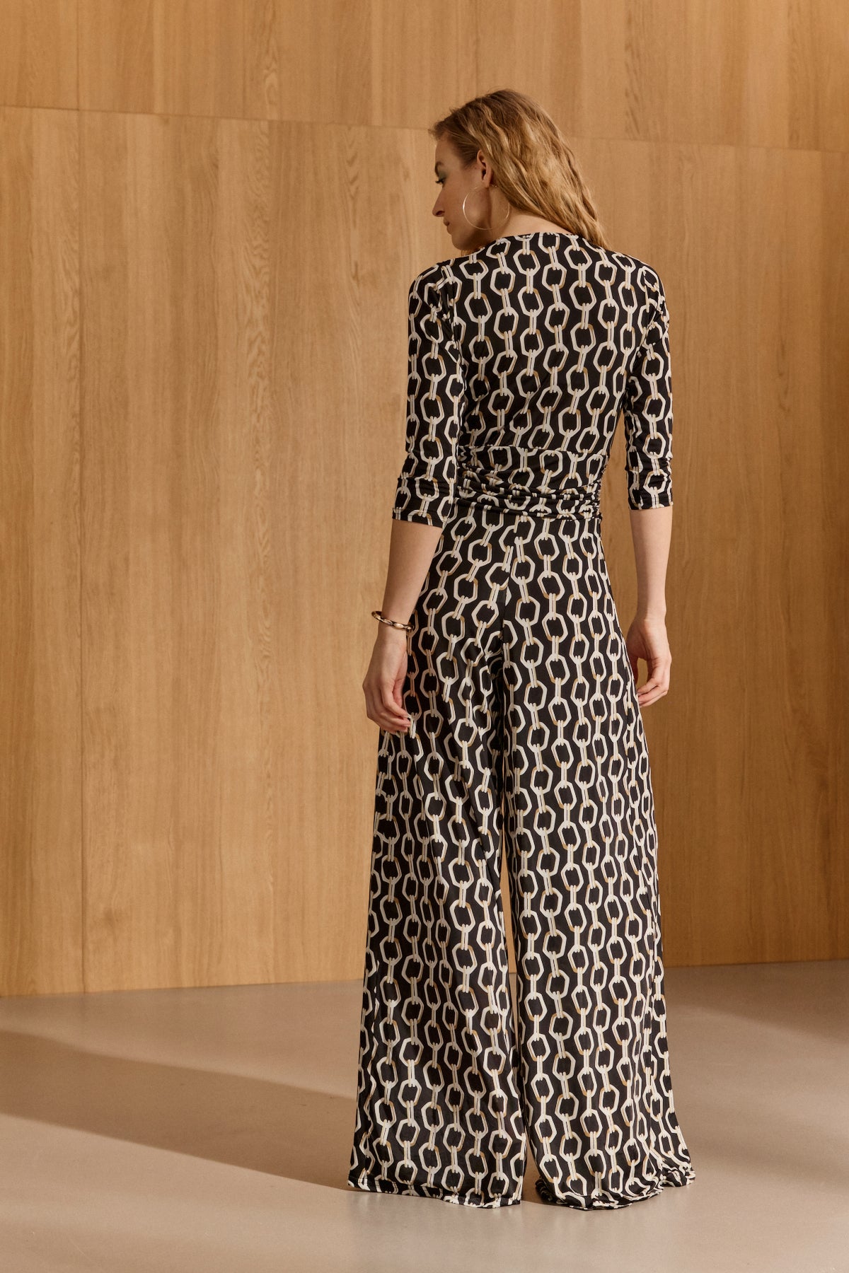 Jumpsuit mit Muster von dem Hamburger Modelabel stegmann mode