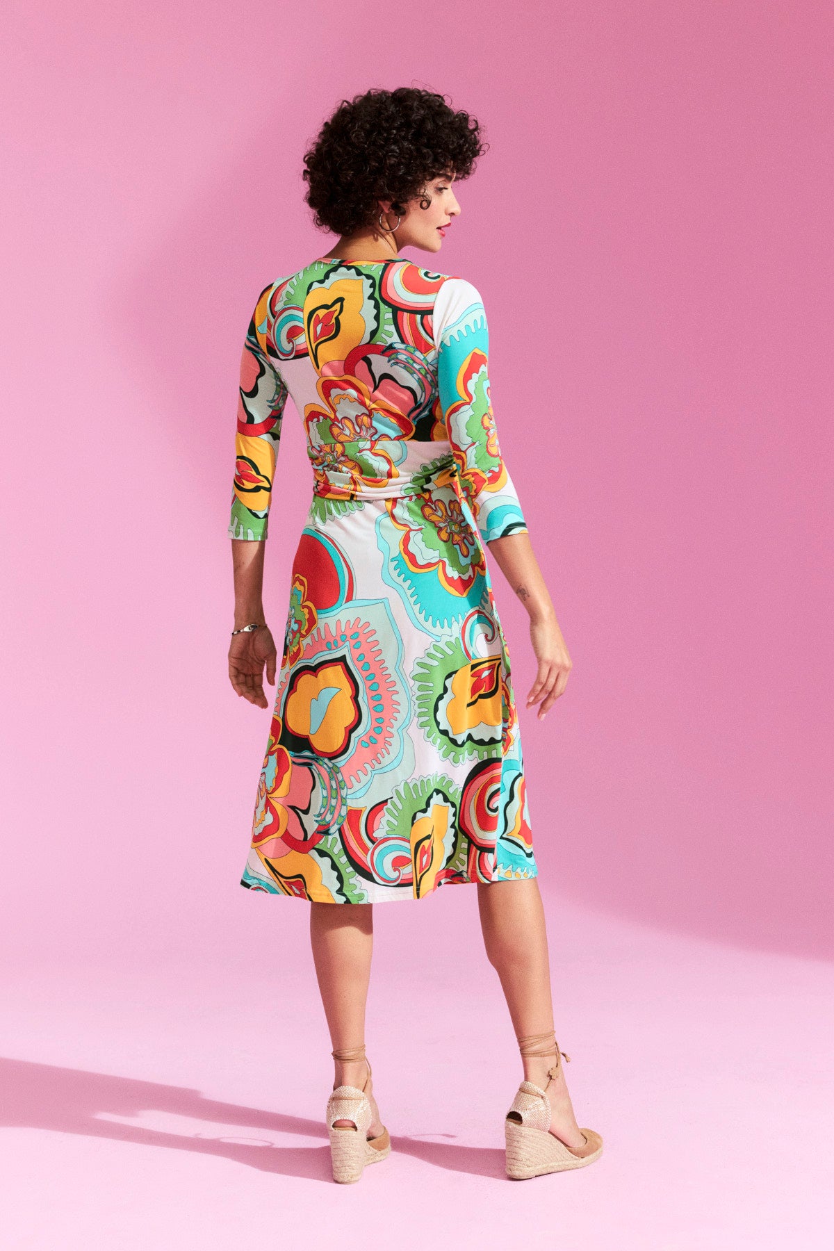 Kleid mit Muster von dem Hamburger Modelabel stegmann mode