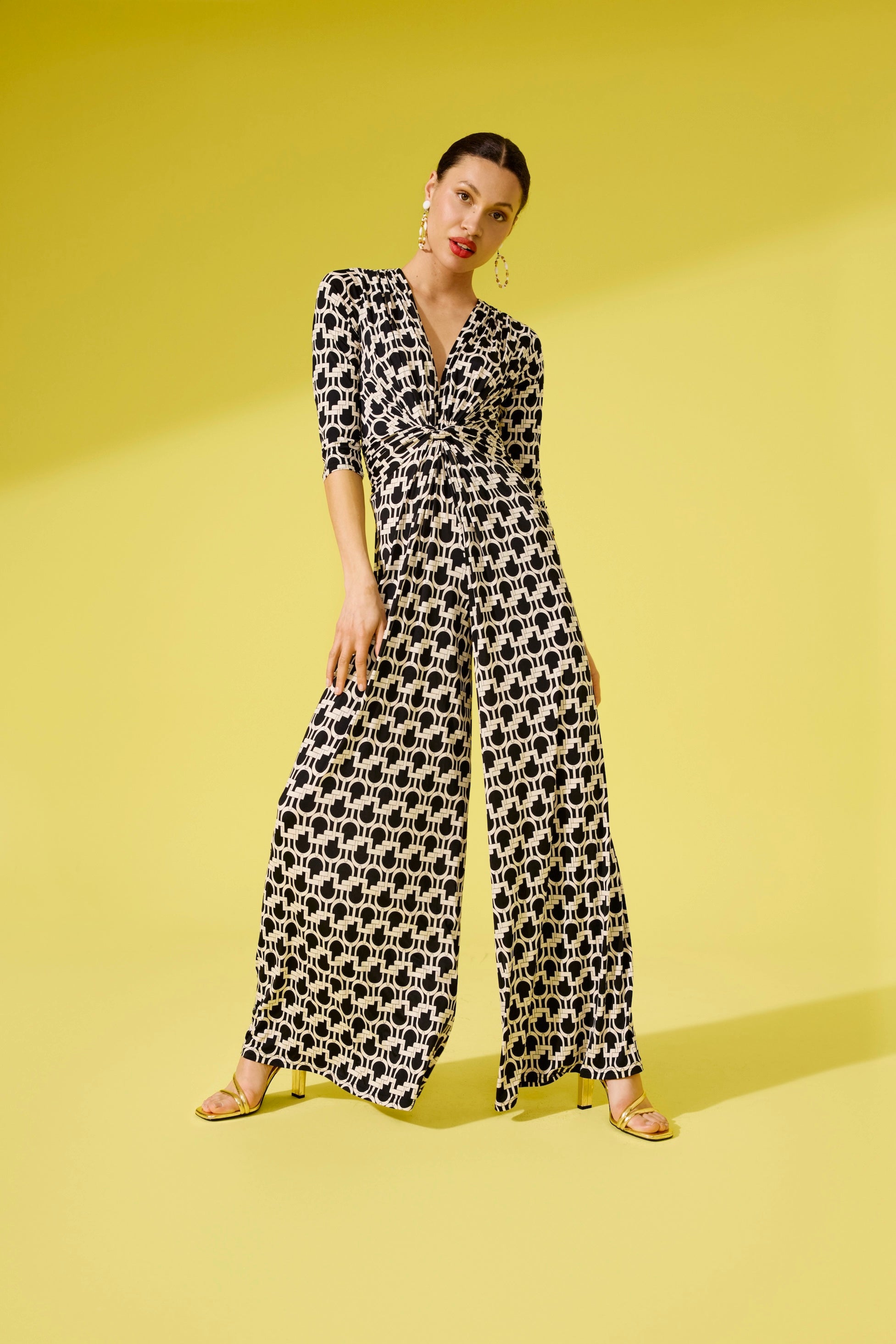 Jumpsuit mit Muster von dem Hamburger Modelabel stegmann mode