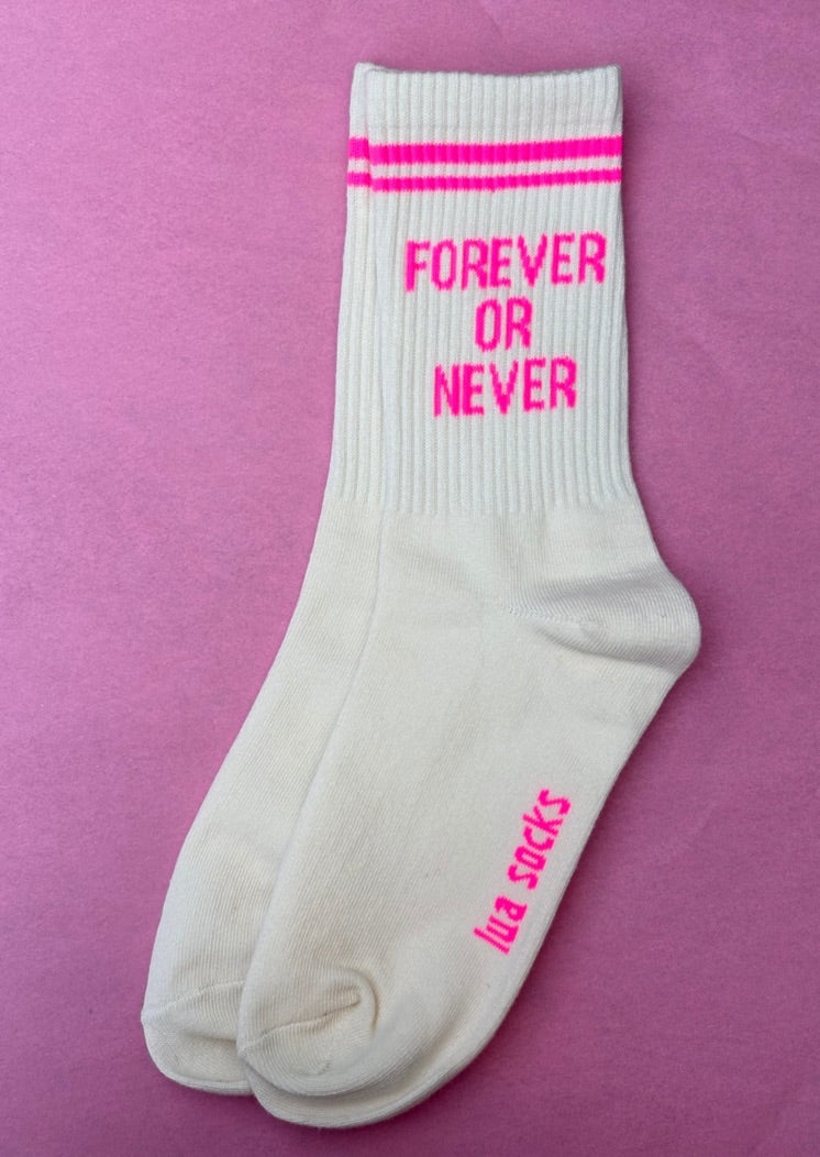 Socken mit Aufschrift