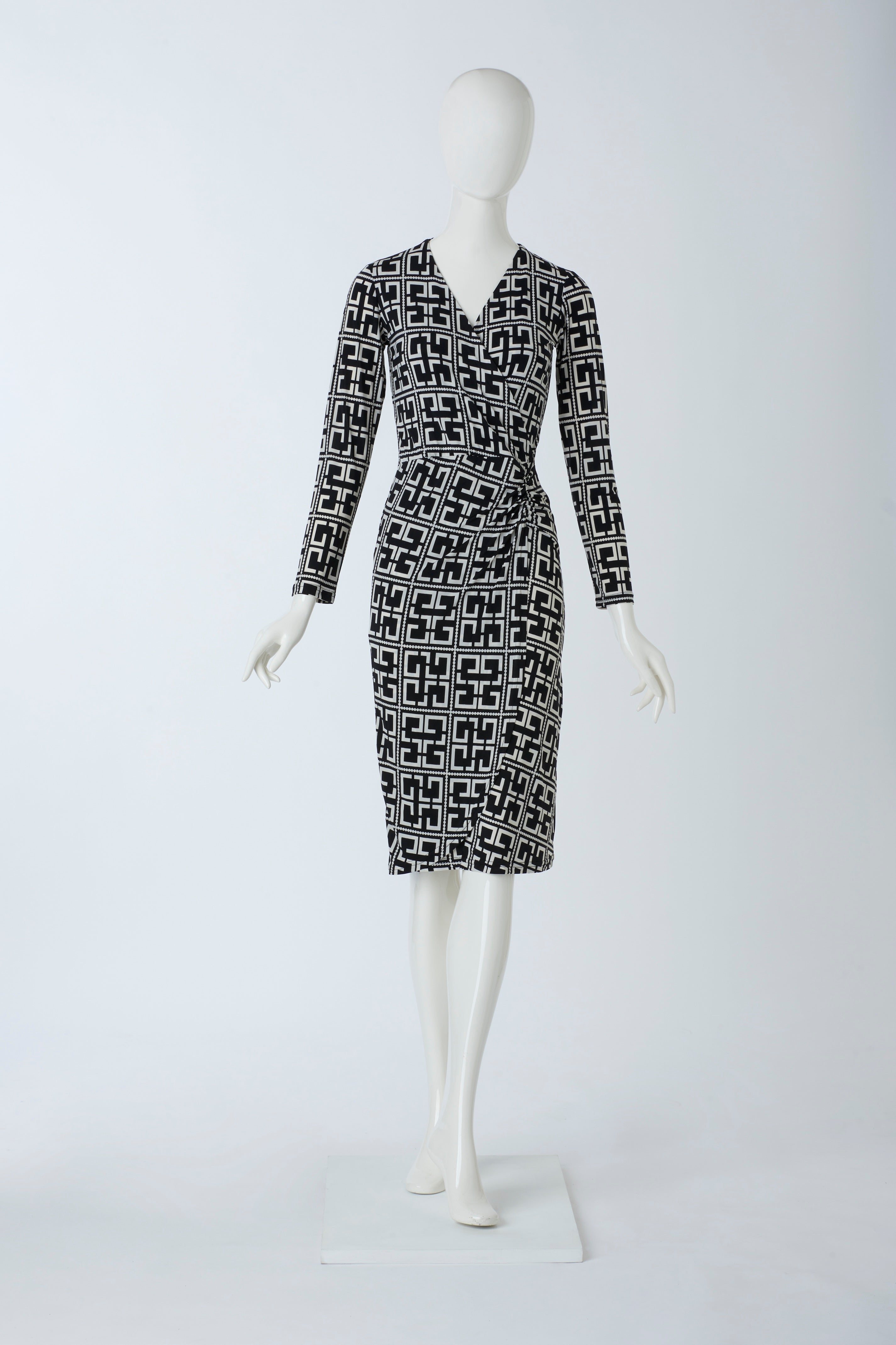 Kleid mit Muster von dem Hamburger Modelabel stegmann mode