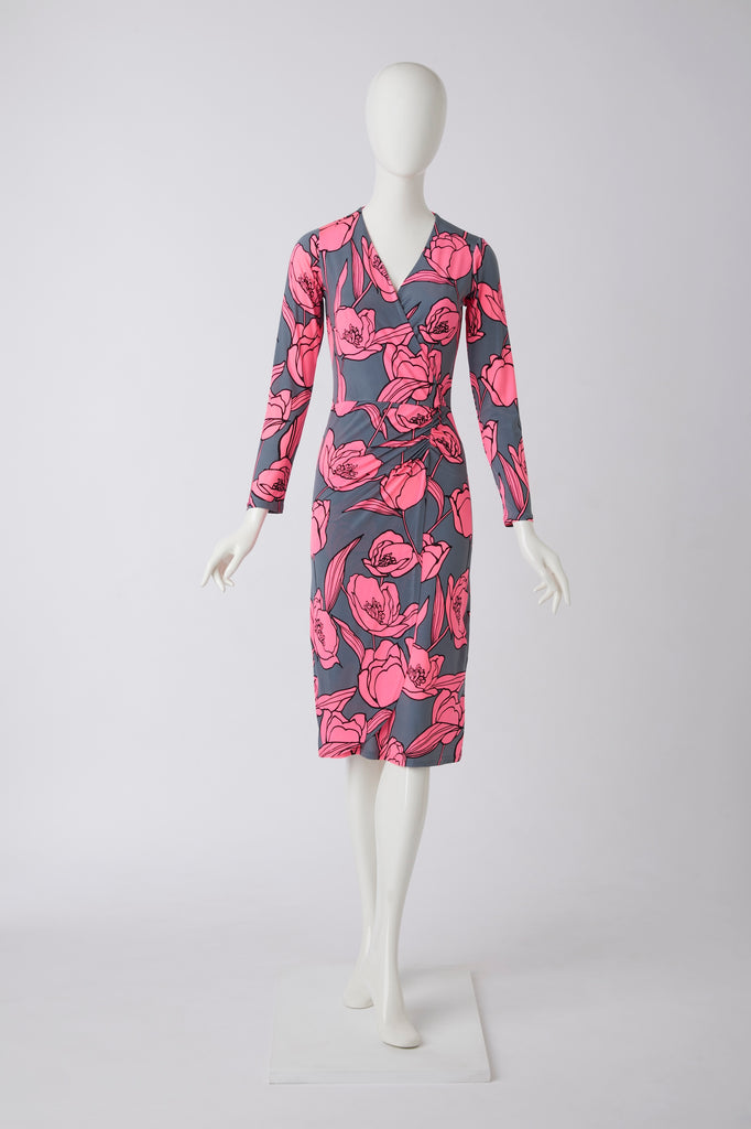 Kleid mit Muster von dem Hamburger Modelabel stegmann mode