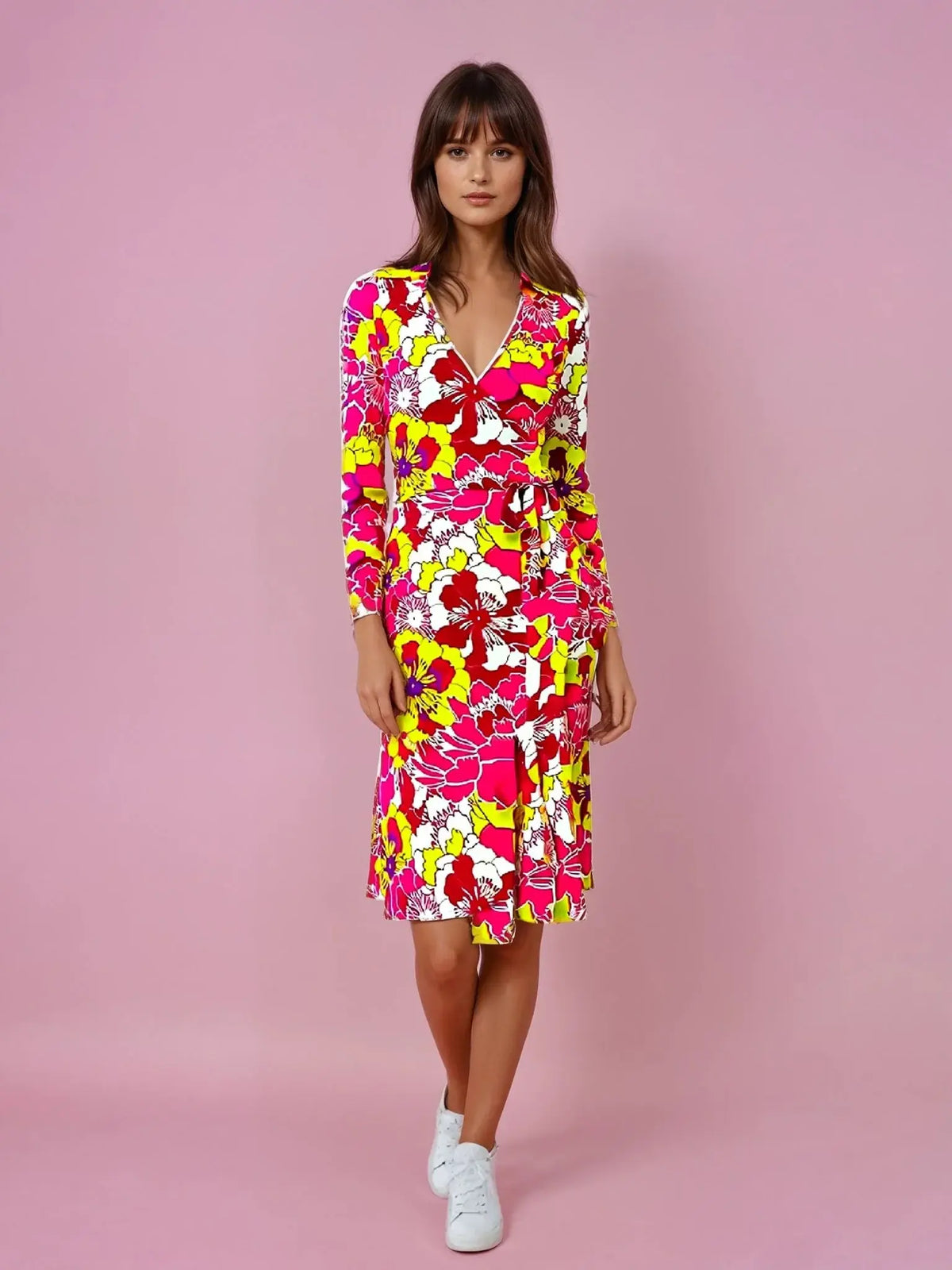 Kleid mit Muster vom Hamburger Modelabel stegmann mode
