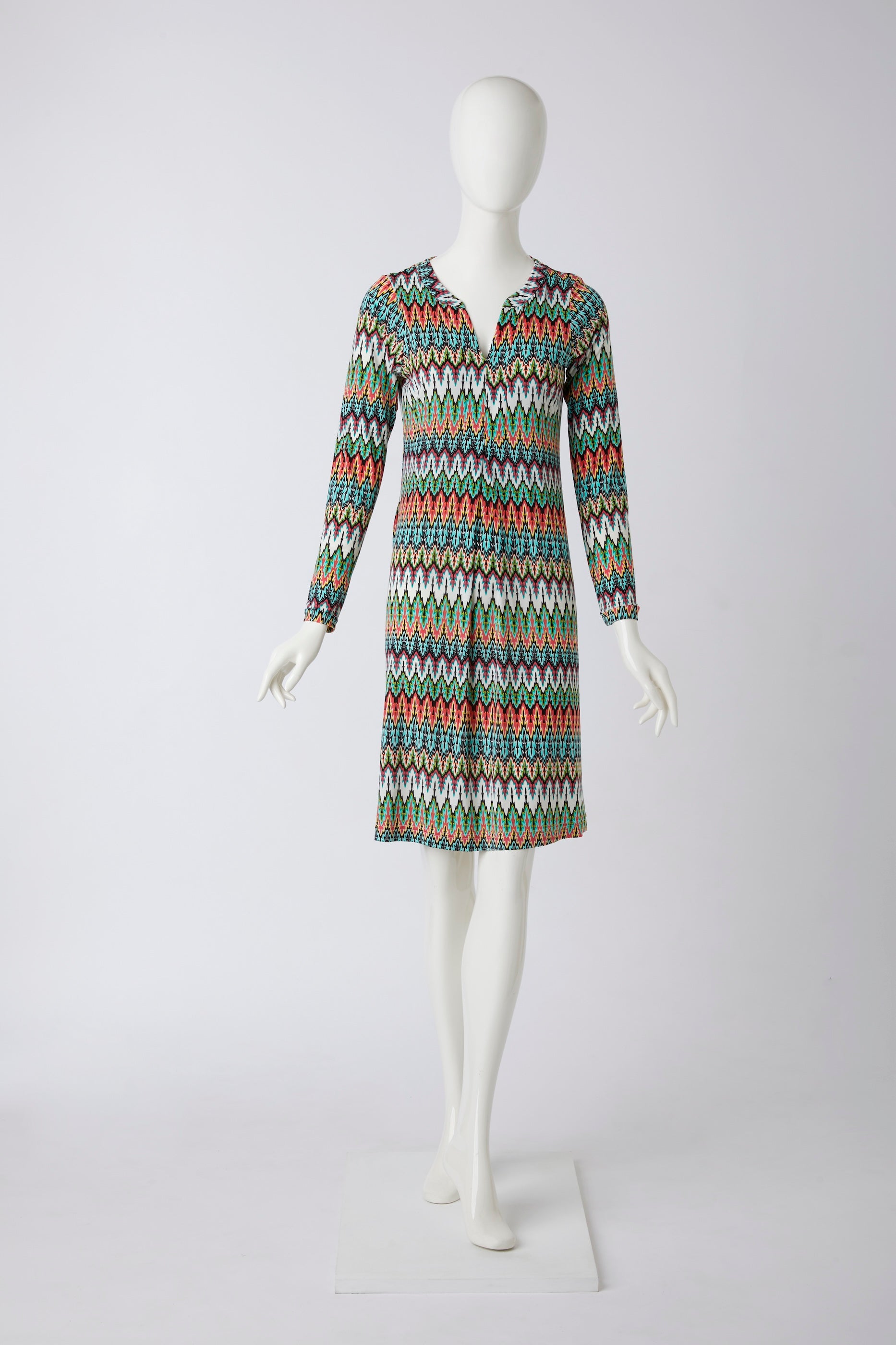 Kleid mit Muster von dem Hamburger Modelabel stegmann mode
