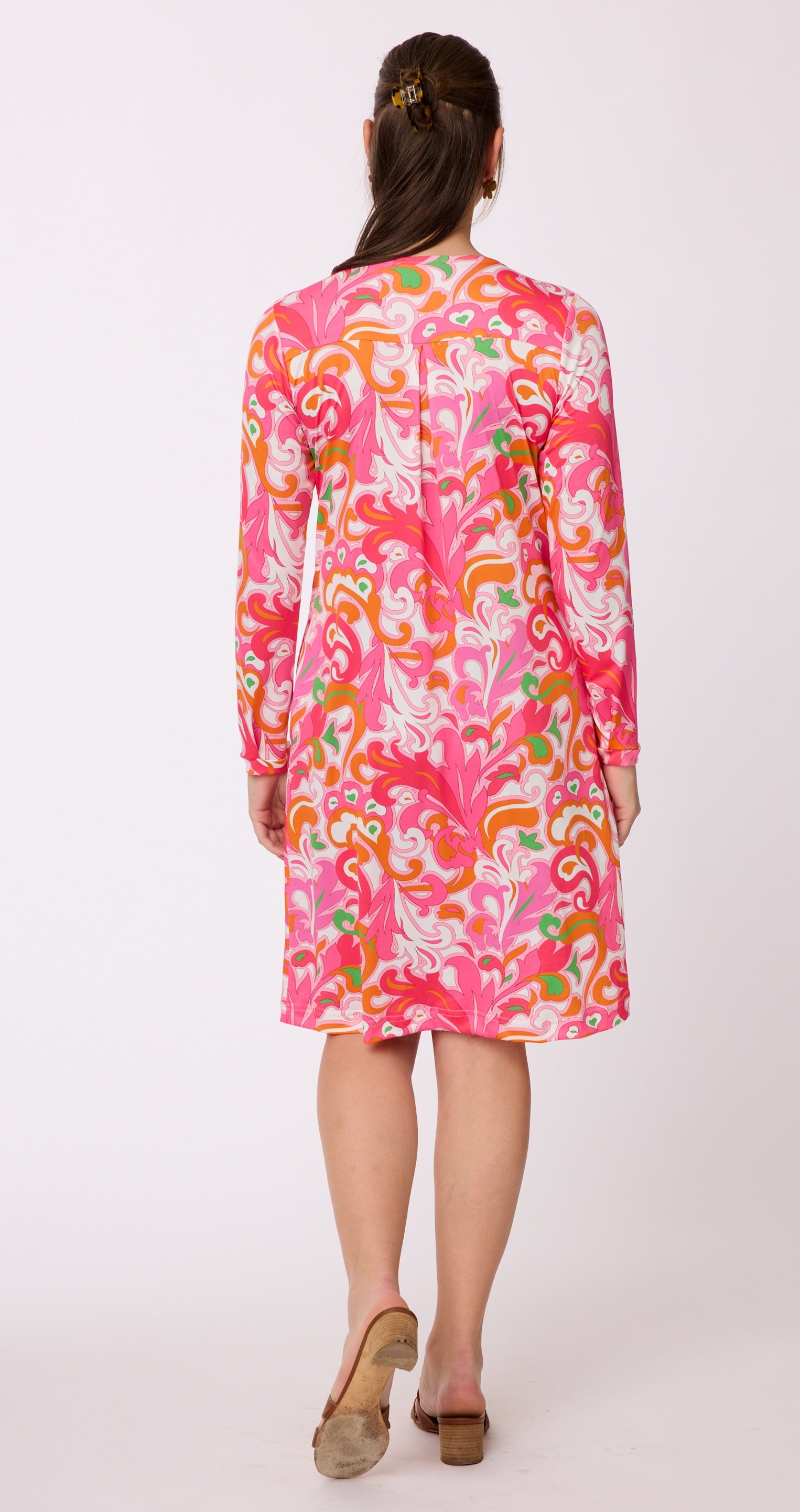 Kleid mit Muster von dem Hamburger Modelabel stegmann mode
