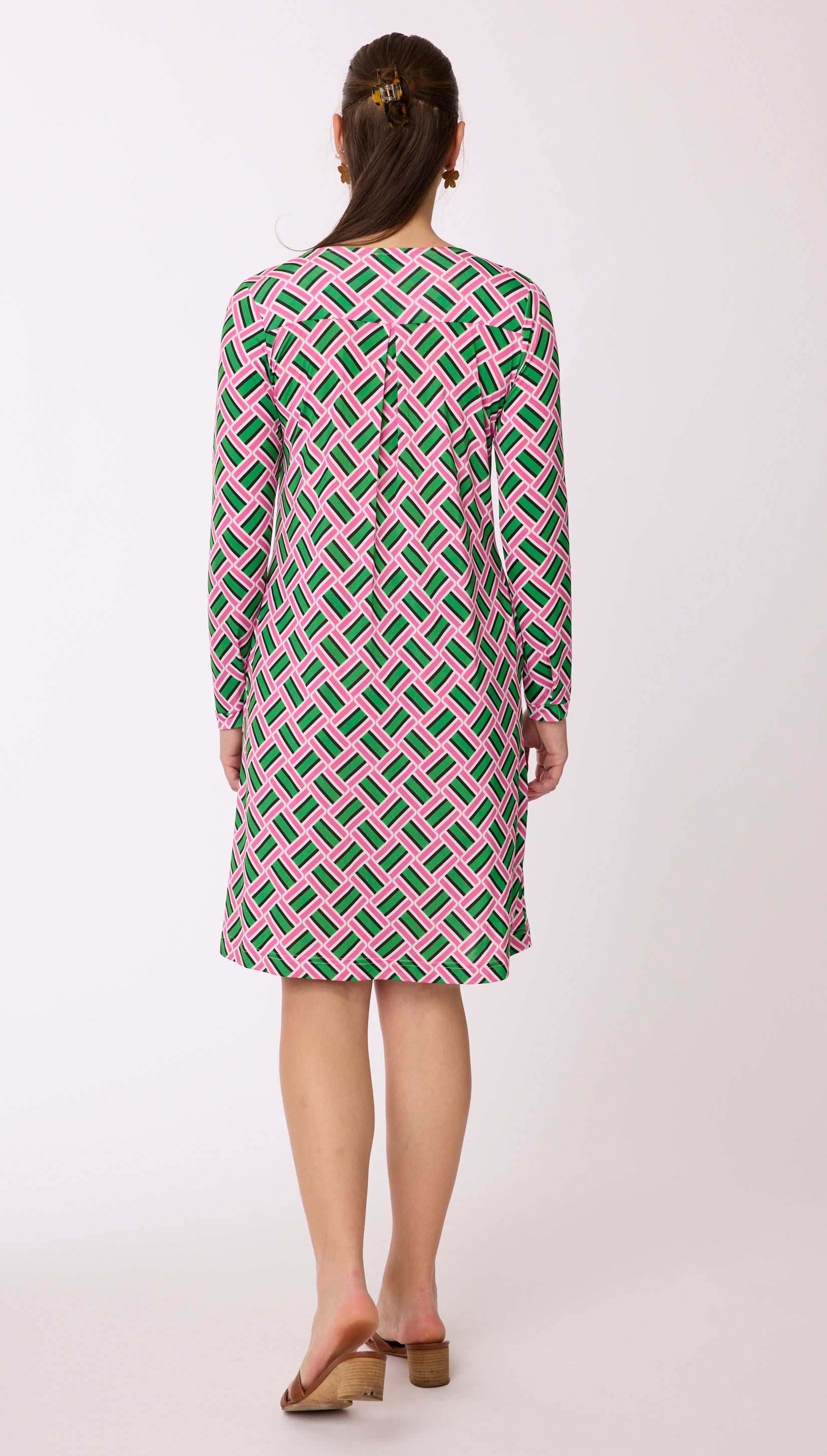 Kleid mit Muster von dem Hamburger Modelabel stegmann mode