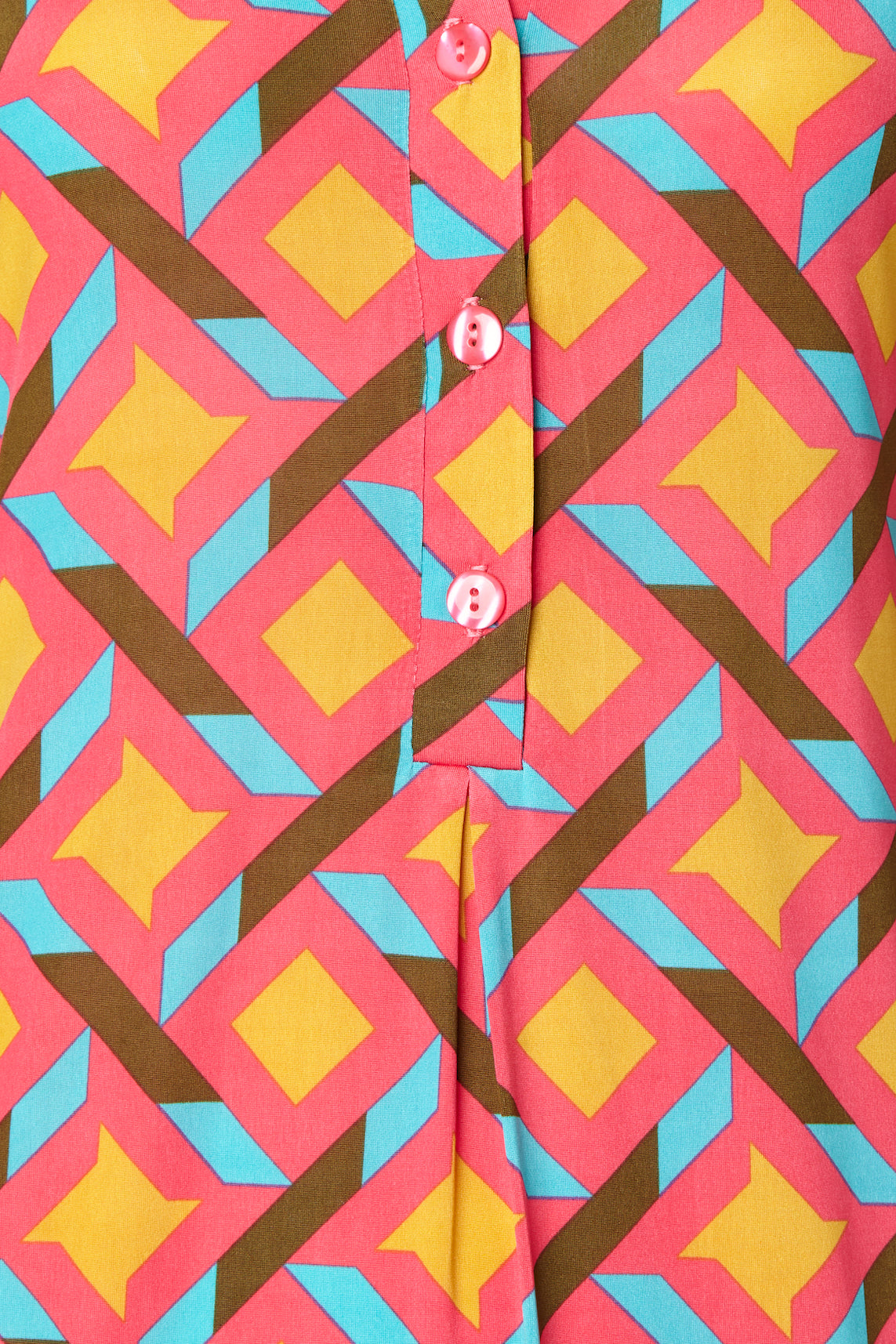 Kleid mit Knopfleiste und Muster von dem Hamburger Modelabel stegmann mode