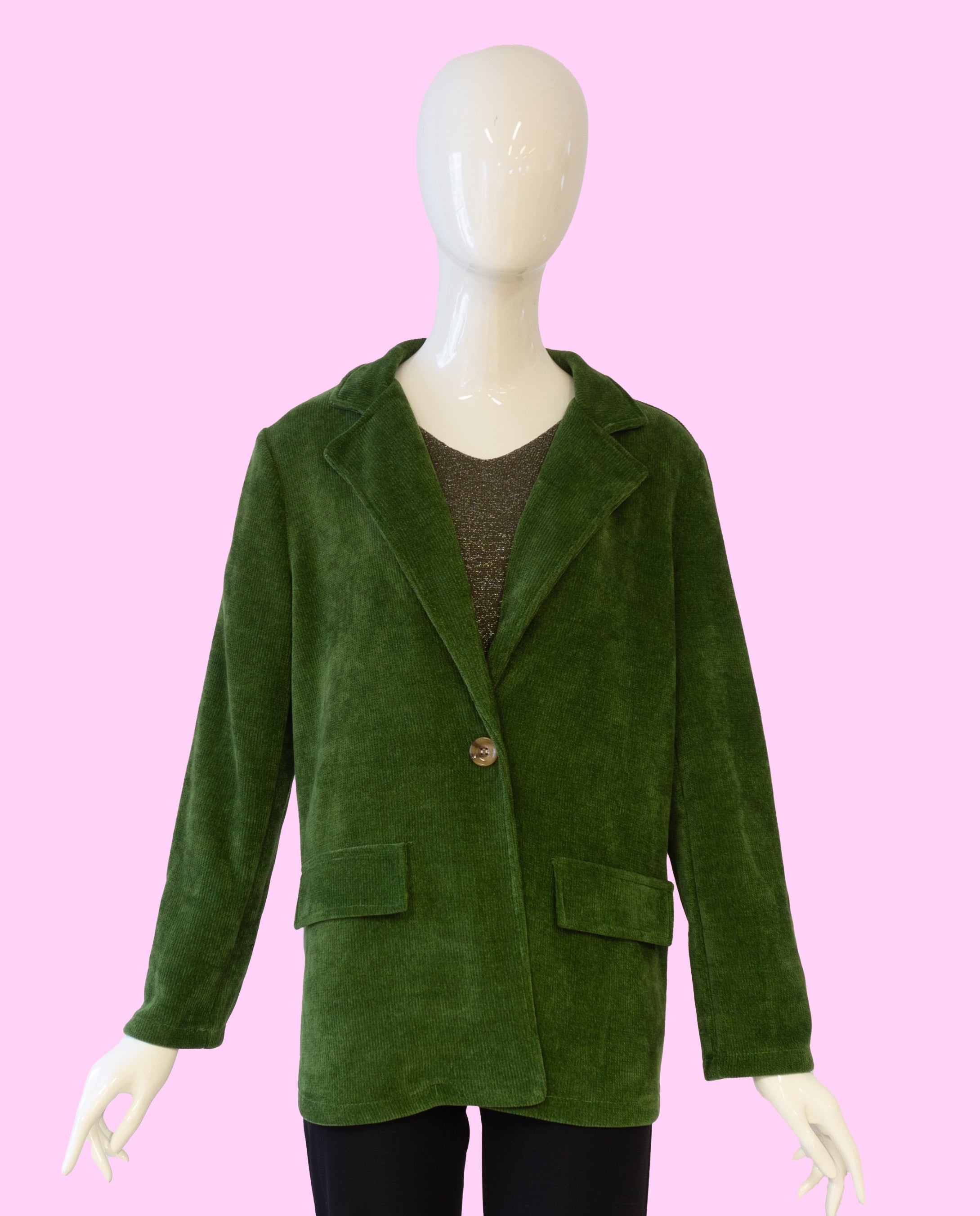Chenille-Blazer vom Hamburger Modelabel stegmann mode