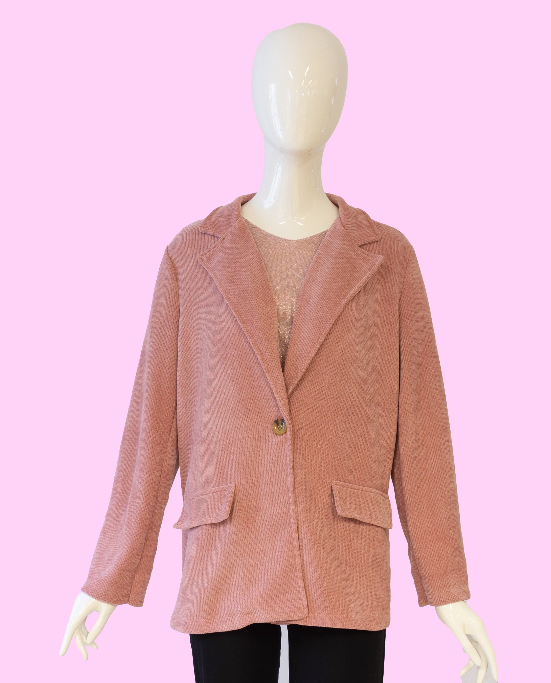 Chenille-Blazer vom Hamburger Modelabel stegmann mode