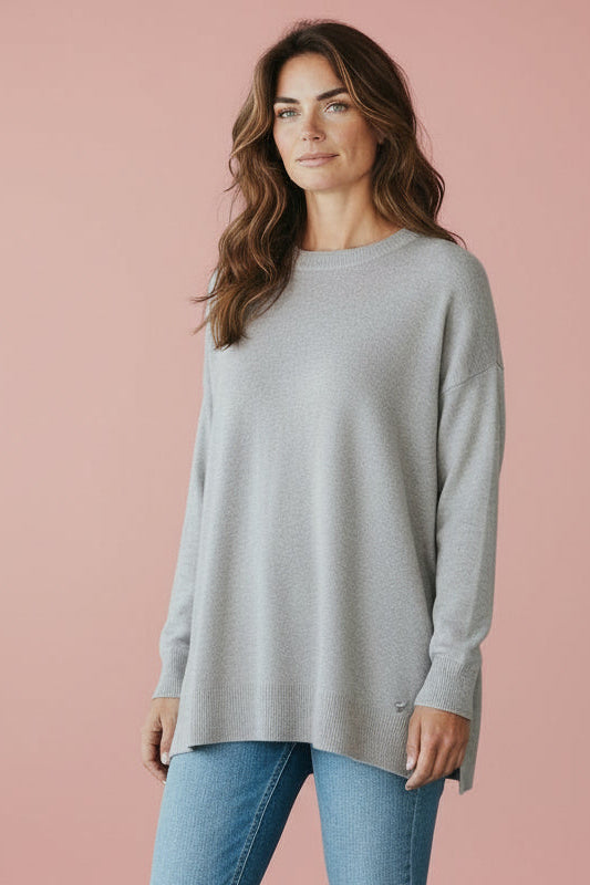 Produktfoto vom Pullover Juna in der Farbe Ecru vom Hamburger Modelabel stegmann mode