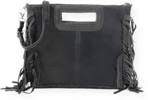 Tasche mit Fransen vom Hamburger Modelabel stegmann mode
