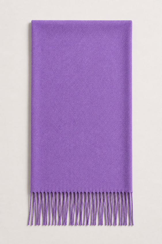 Produktfoto von Pashmina Schal in der Farbe Helllila vom Hamburger Modelabel Stegmann Mode