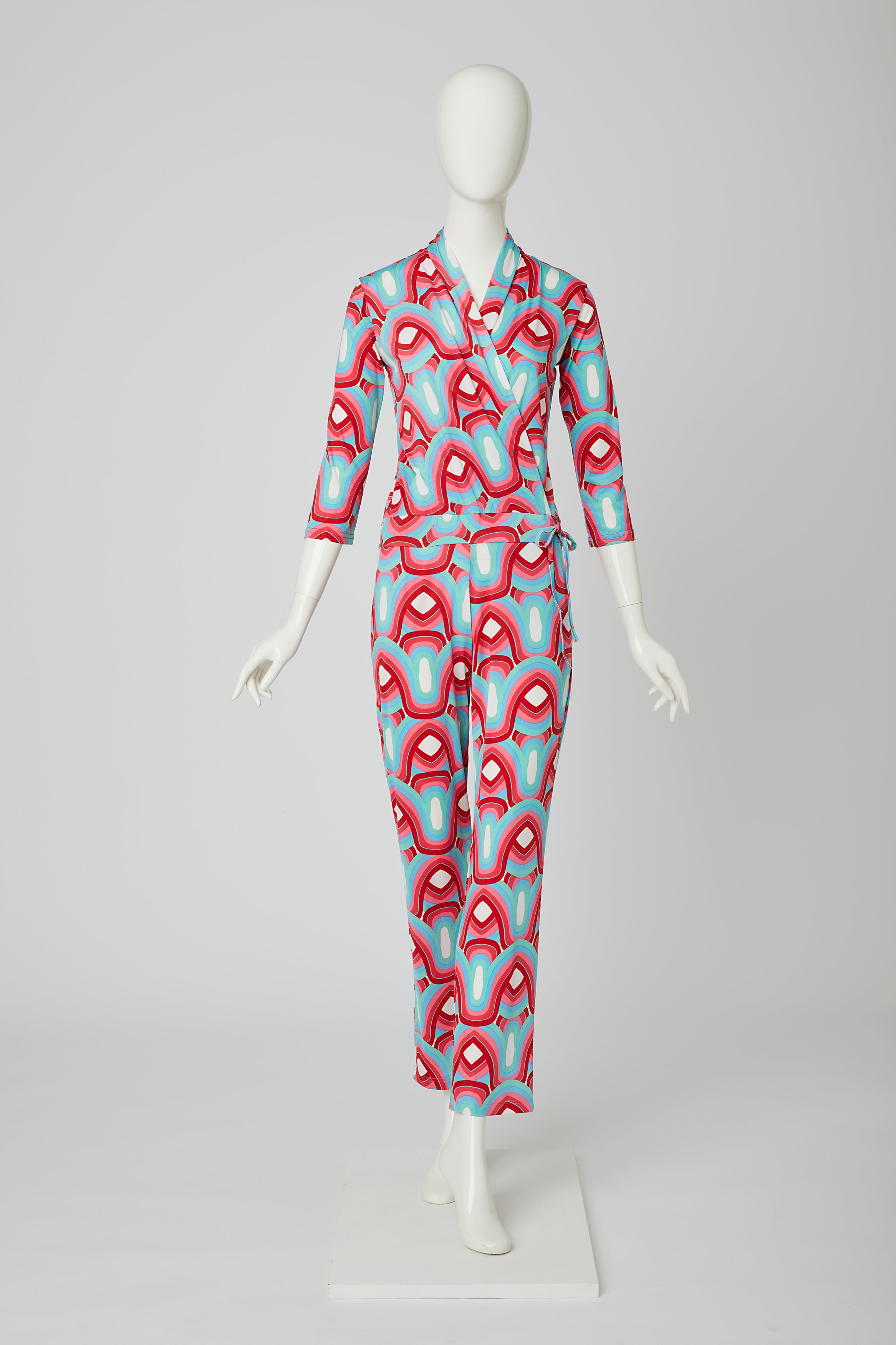 Jumpsuit mit Muster von dem Hamburger Modelabel stegmann mode