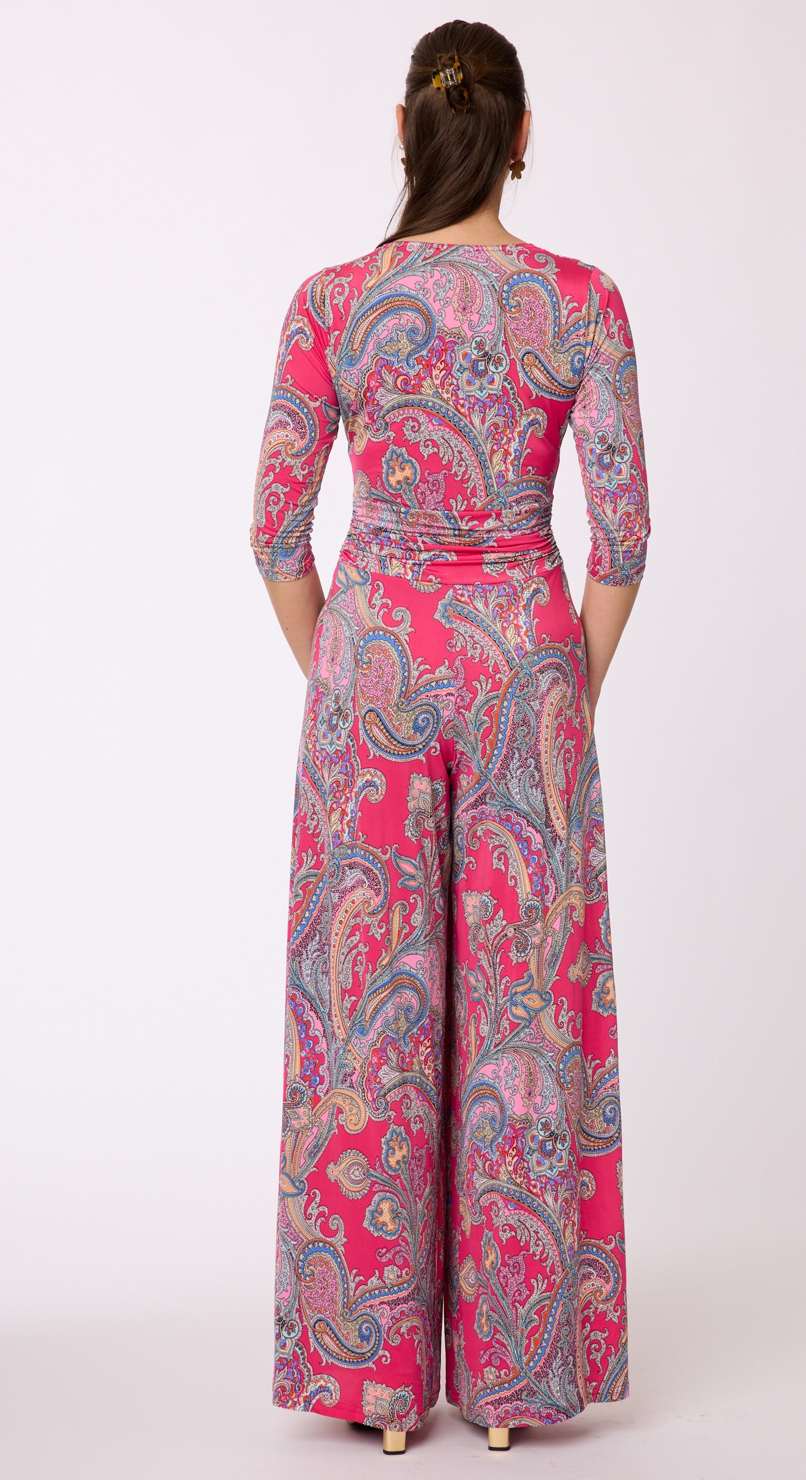 Jumpsuit mit Muster von dem Hamburger Modelabel stegmann mode