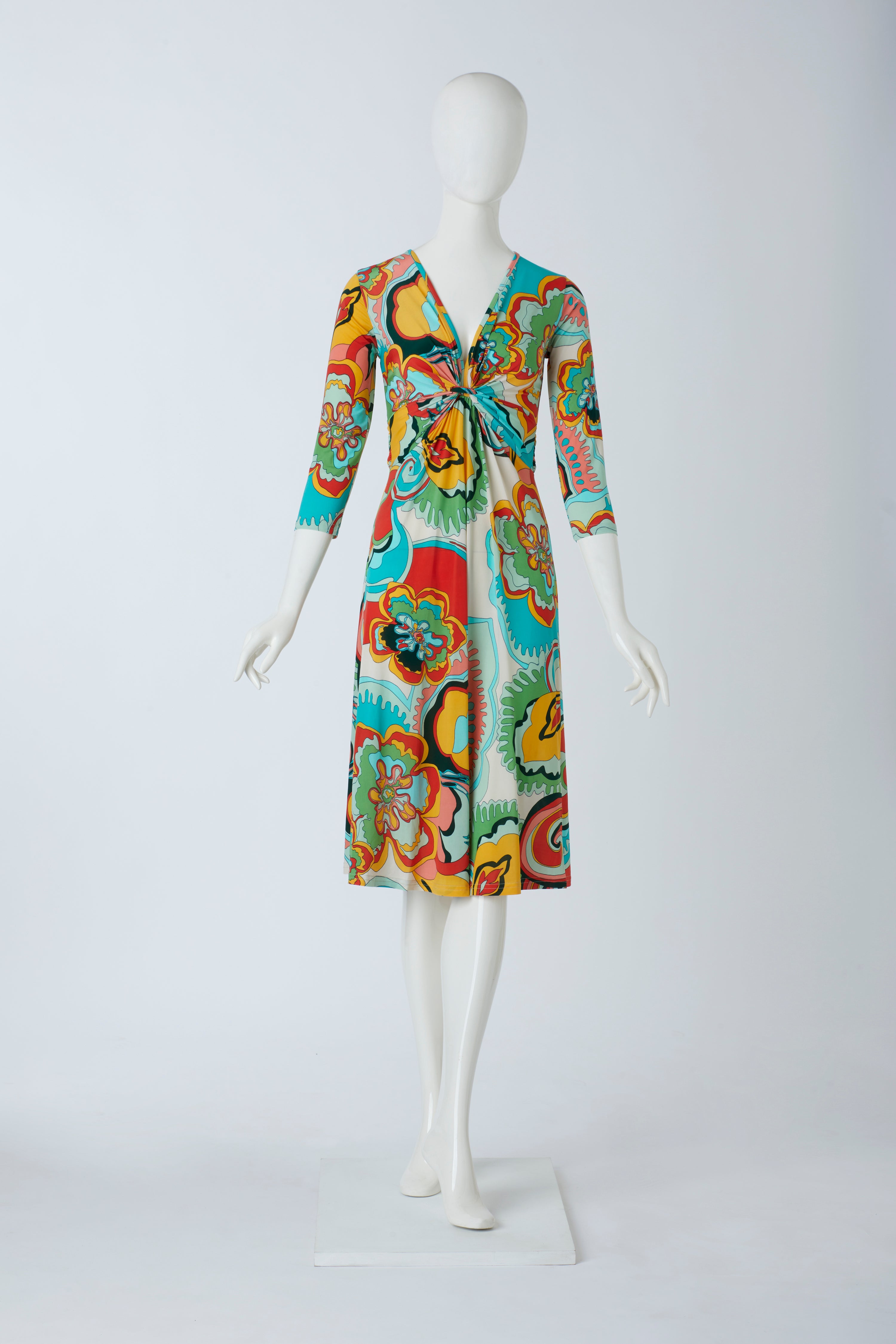 Kleid mit Muster von dem Hamburger Modelabel stegmann mode