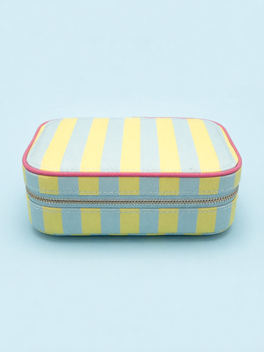 Kleines Schmucketui in der Farbe Gelb / Türkis vom Hamburger Modelabel stegmann mode