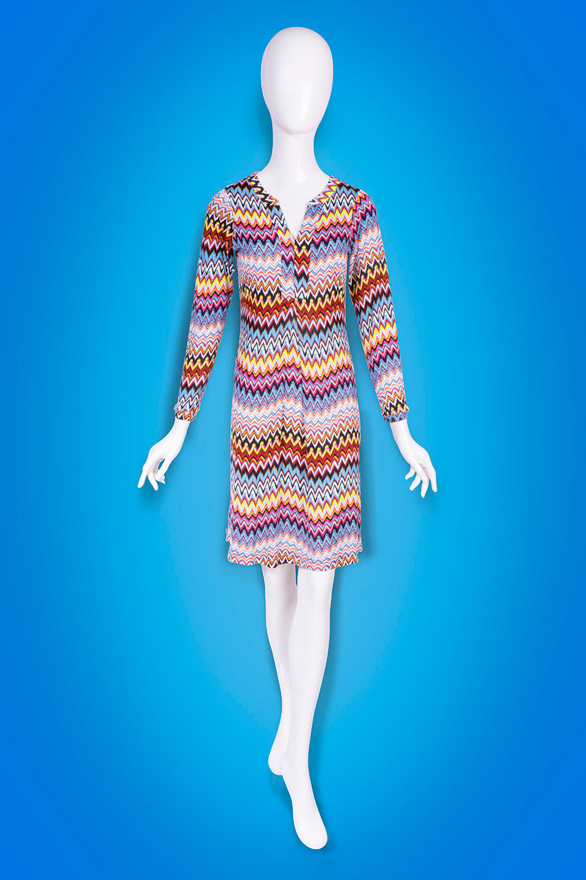 Kleid mit Muster von dem Hamburger Modelabel stegmann mode