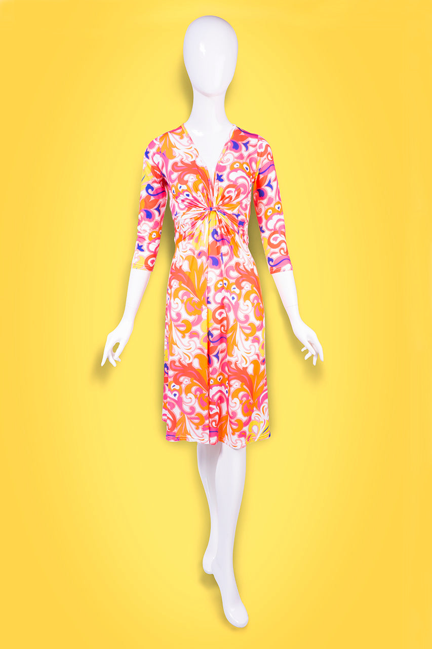 Kleid mit Muster von dem Hamburger Modelabel stegmann mode